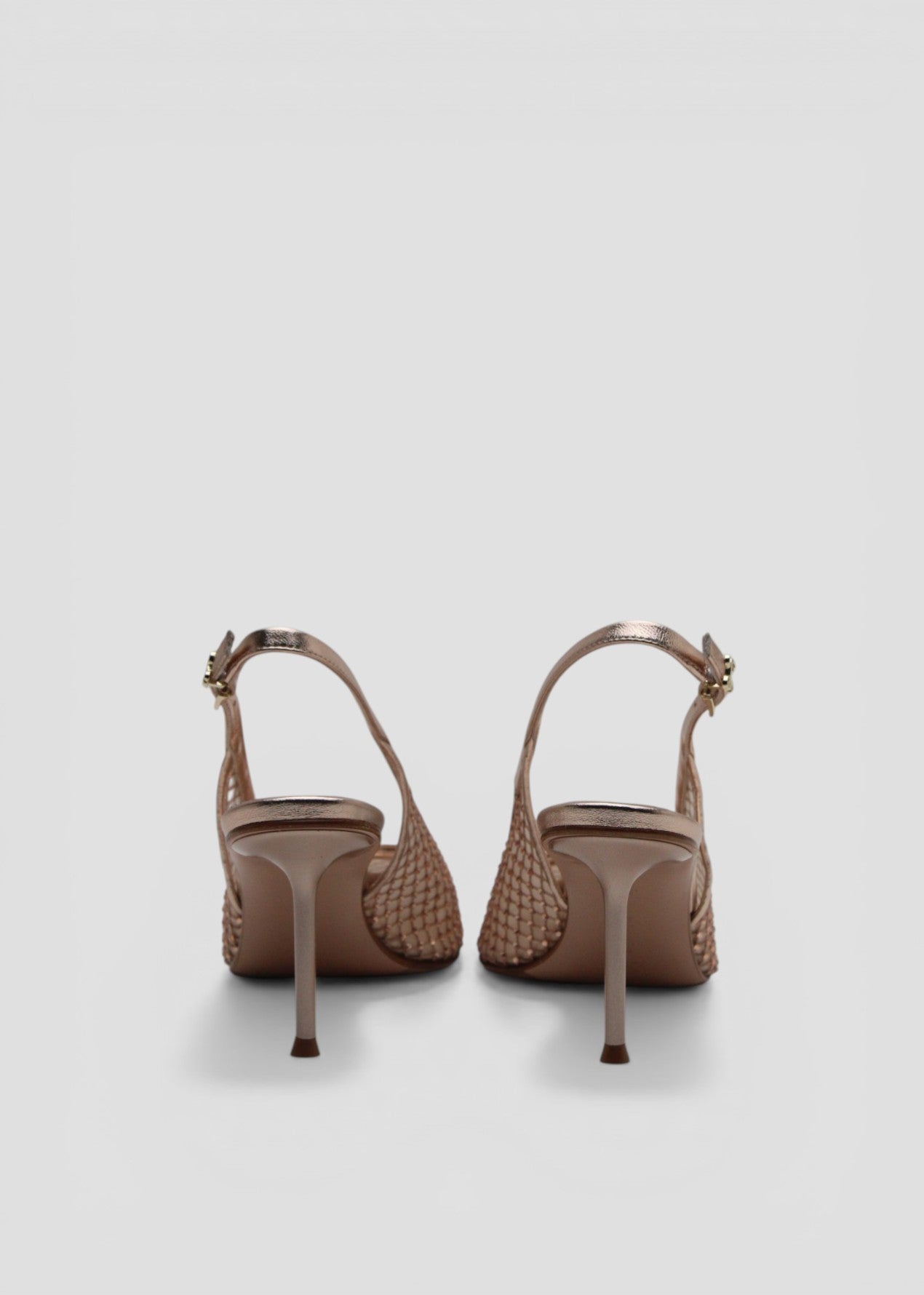SS26-GRETA6 SLINGBACK  GILI PELLE ORO ROSA