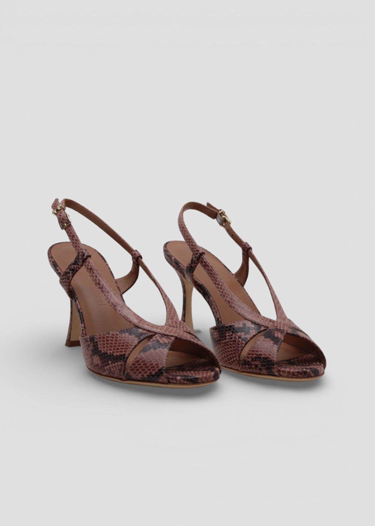 SS26-HEIDE6 SANDALO  PITONE SKIN