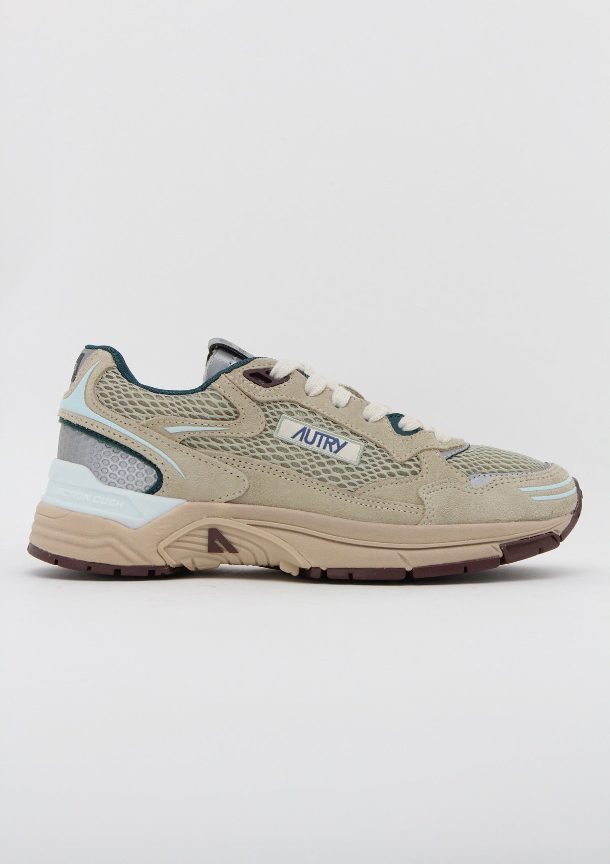 HYLW CI04 SNEAKERS DONNA AUTRY HYPERWAY - BEIGE / CELESTE / VERDE / BORDEAUX