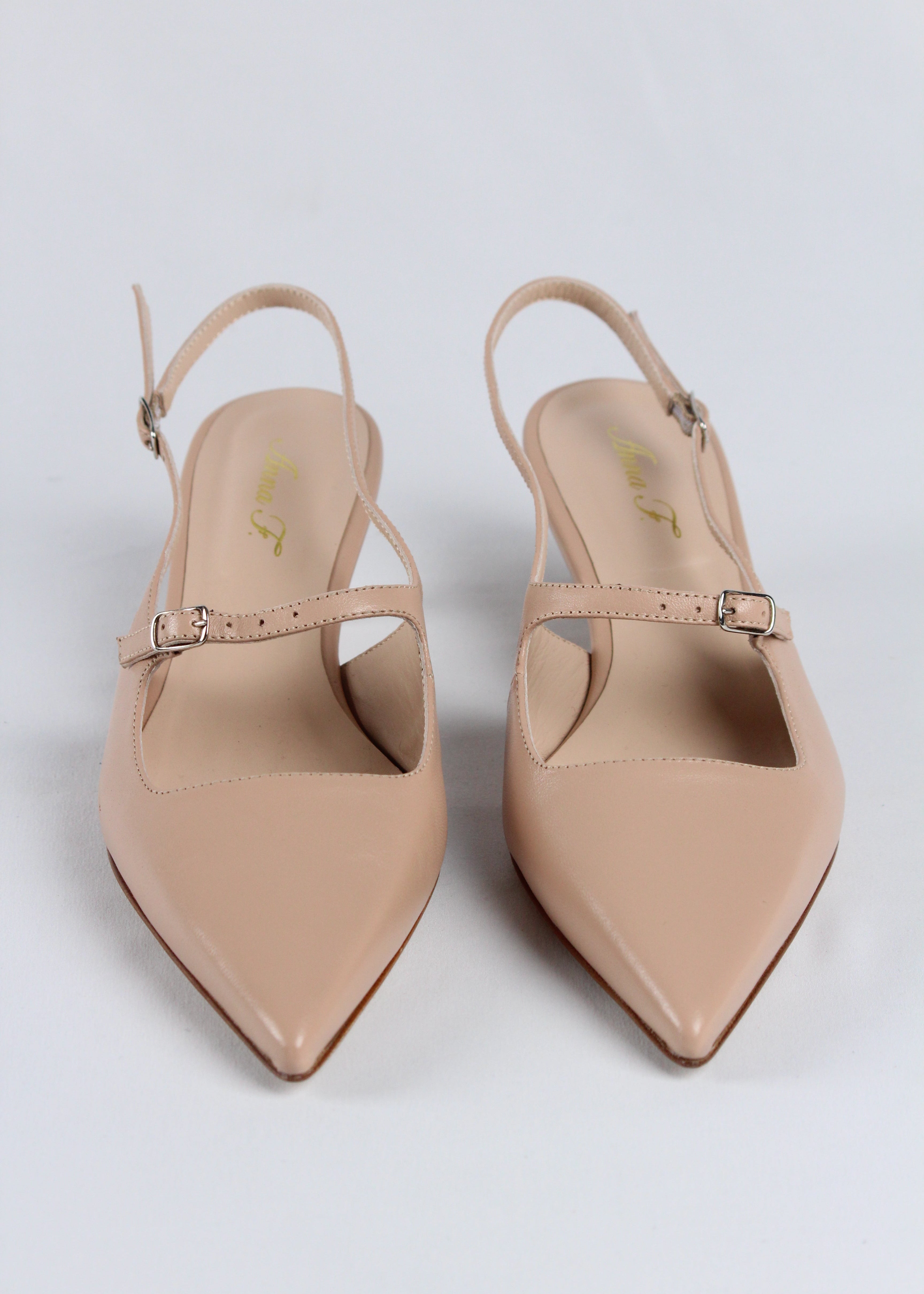 1848 SLING BACK IN NAPPA BEIGE