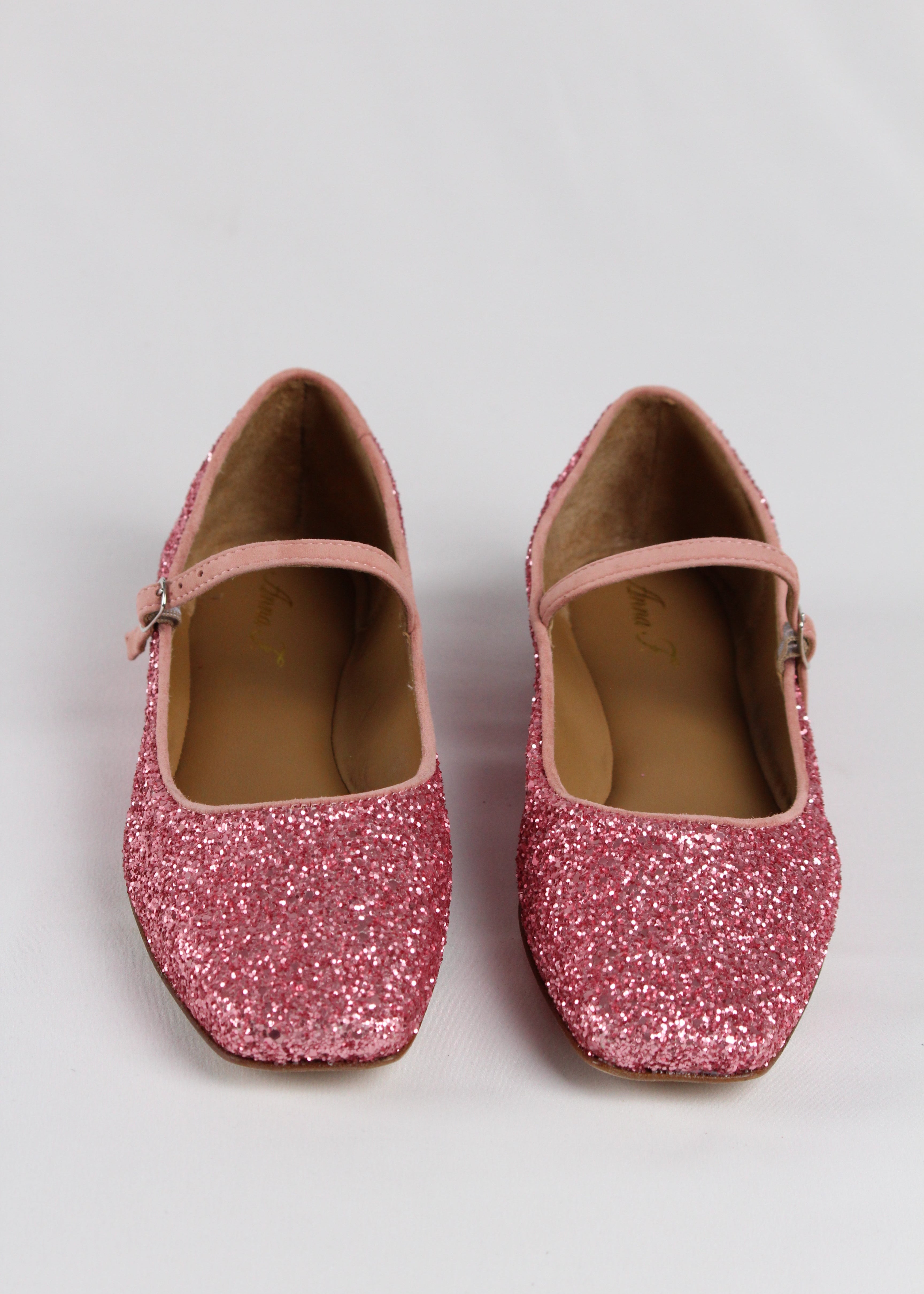 1823  BALLERINA MARY JANE GLITTER ROSA