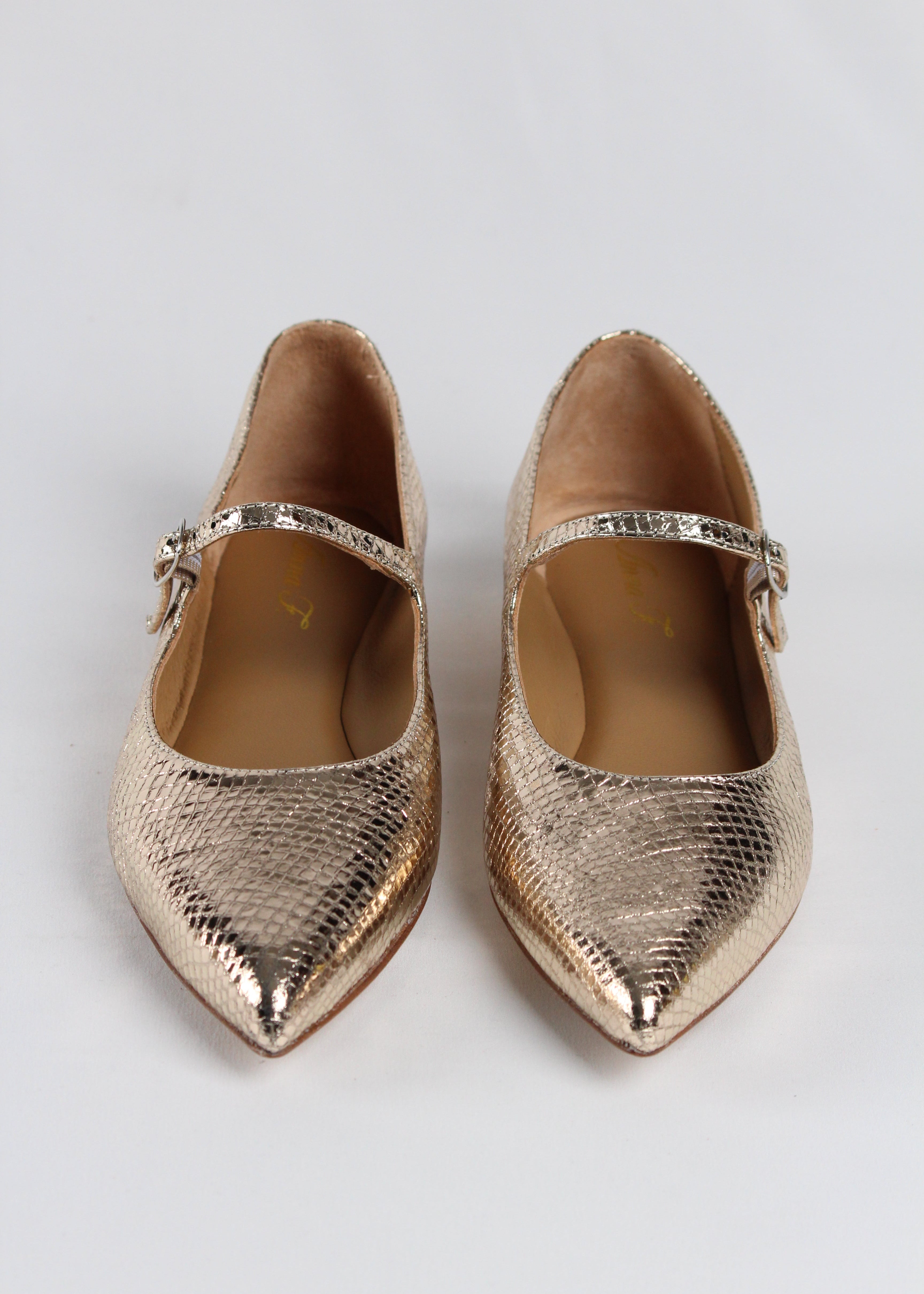 1405  BALLERINA MARY JANE WHIPS PLATINO