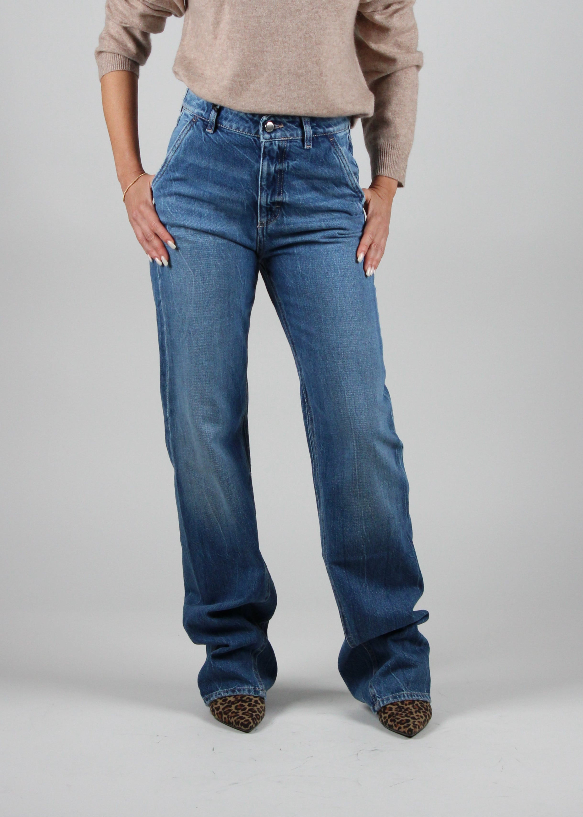 FW25-ID8730-ECL ANNIE - JEANS A GAMBA DRITTA DA DONNA COLORE ECLIPSE