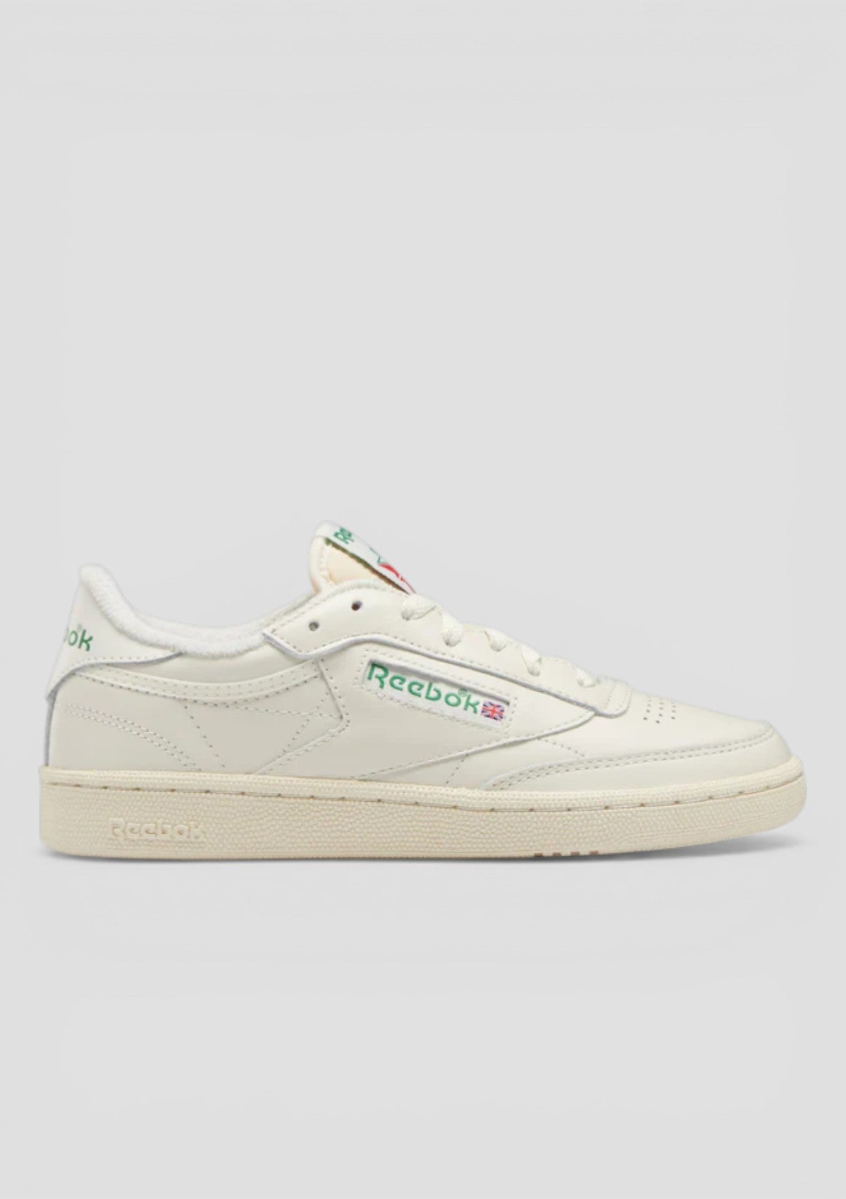 SS26-317 CLUB C 85 VINTAGE  SNEAKERS UOMO BIANCA SPOILER BIANCO