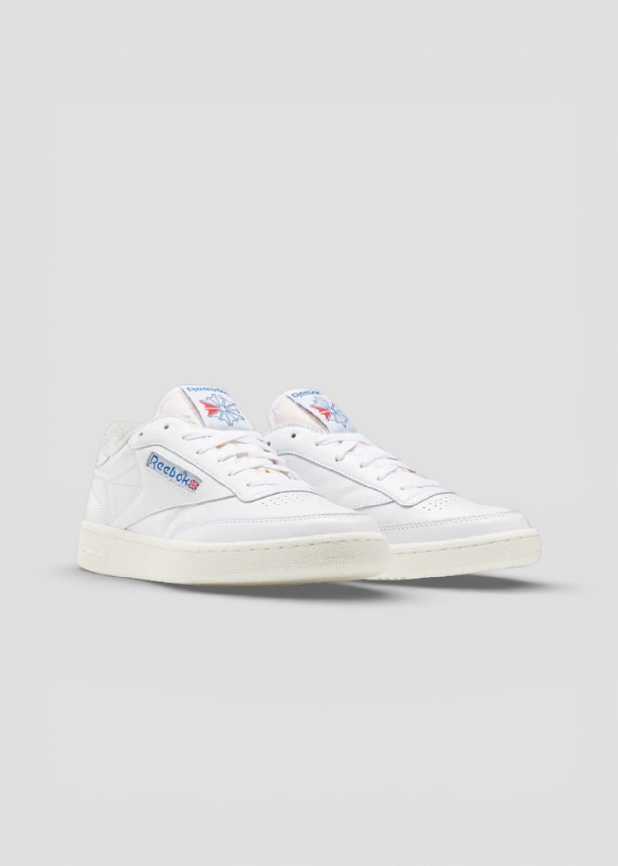 SS26-875 CLUB C 85 VINTAGE SNEAKERS UNISEX  BIANCA SPOILER BIANCO
