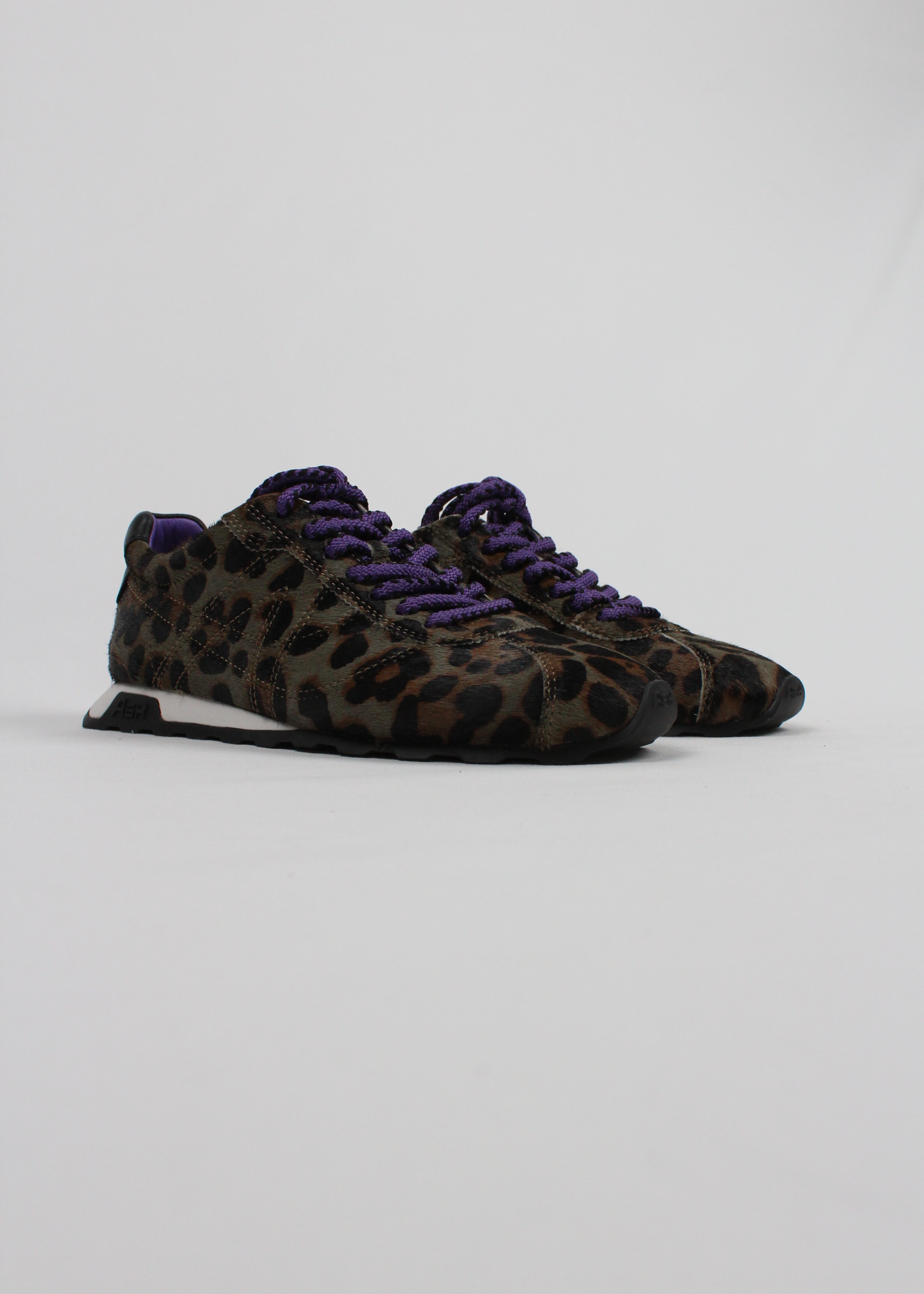 FW25-KILLBILL04 SNEAKERS KILLBILL IN CAVALLINO LEOPARDATO CON FODERA IN TESSUTO E PELLE