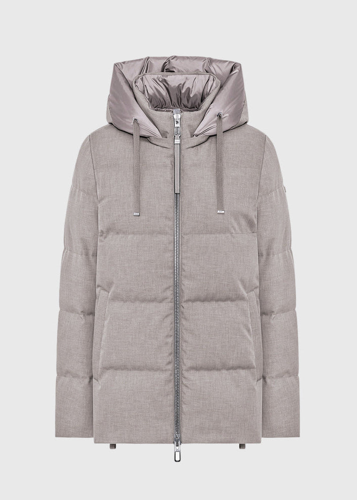 FW25LOTTIE-SORAGA  PIUMINO IN TESSUTO TECNICO  DONNA COLORE TOFU