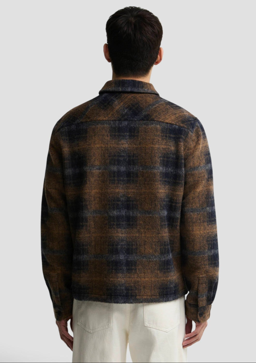 MFL0229   Overshirt Oswald in misto lana.