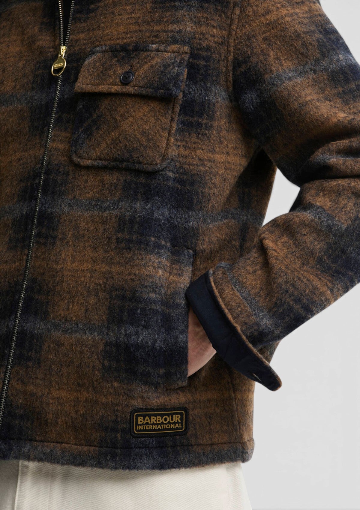 MFL0229   Overshirt Oswald in misto lana.