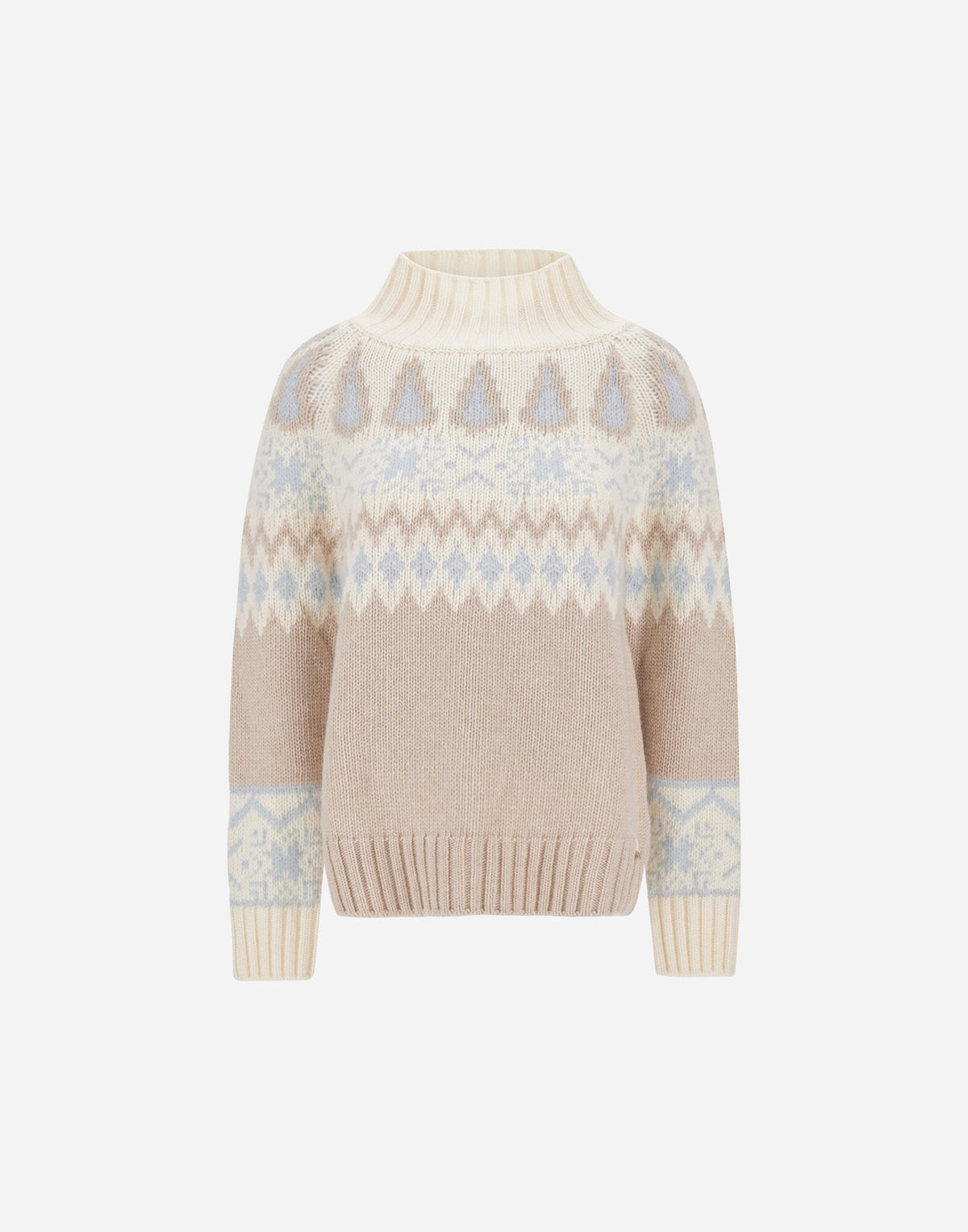 ML000081D-70383-1010  MAGLIA IN MOHAIR CON MOTIVO NORVEGESE BIANCO
