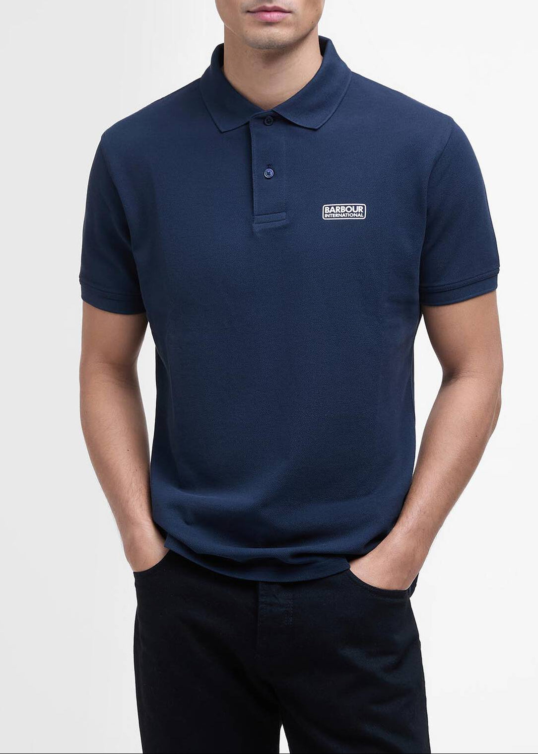 SS26-MML1318 POLO MANICA CORTA BLU NAVY