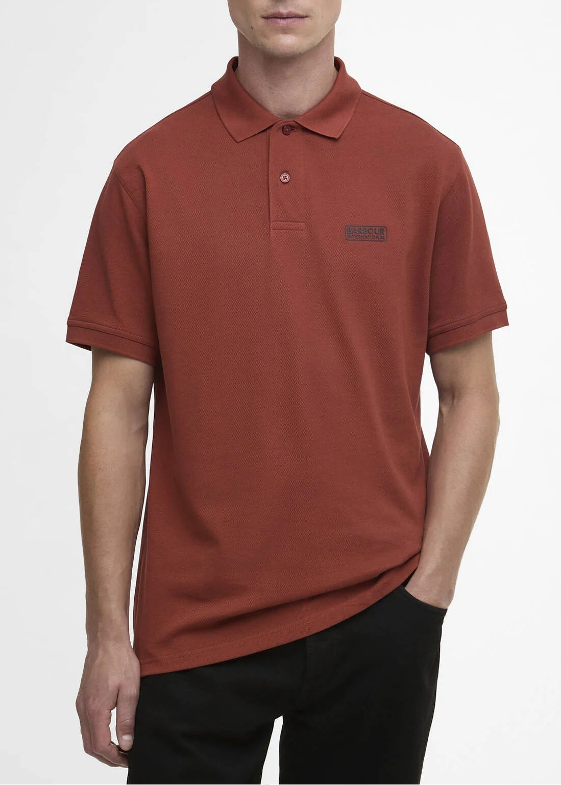 SS26-MML1318 POLO MANICA CORTA TERRA ROSSA