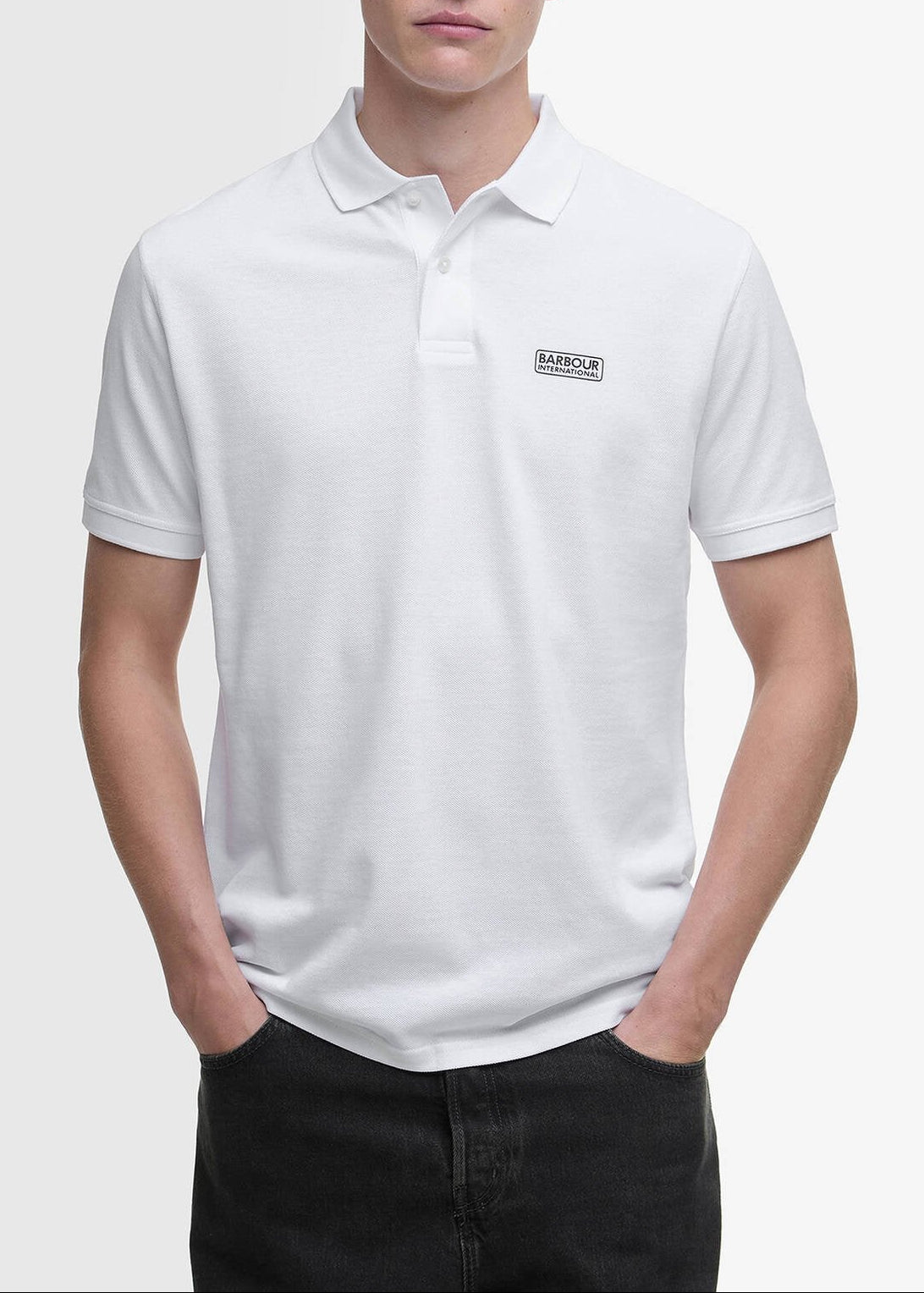 SS26-MML1318 POLO MANICA CORTA BIANCO