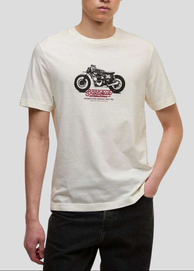 FW25-MTS1478WH31  T-SHIRT CON GRAFICA CRUISE  COLORE BIANCO