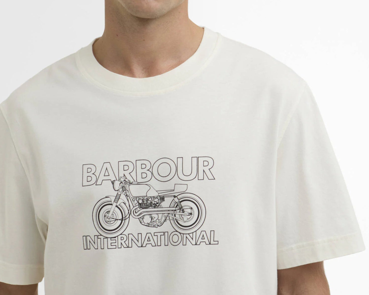 SS26-MTS1578 TSHIRT GRAFICA MOTORBIKE  BIANCO