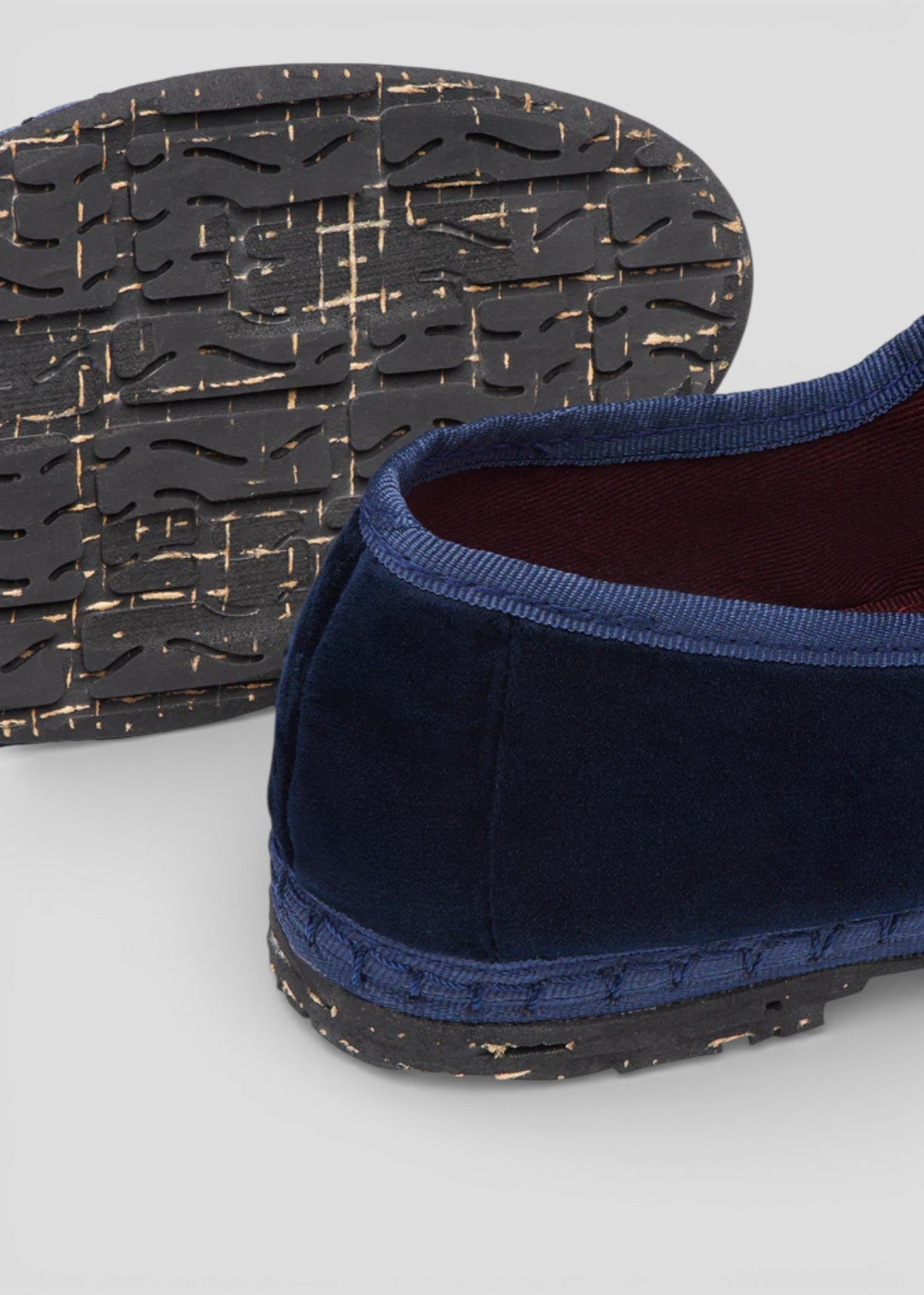 MOLLY  MARY JANE IN VELLUTO BLU SCURO