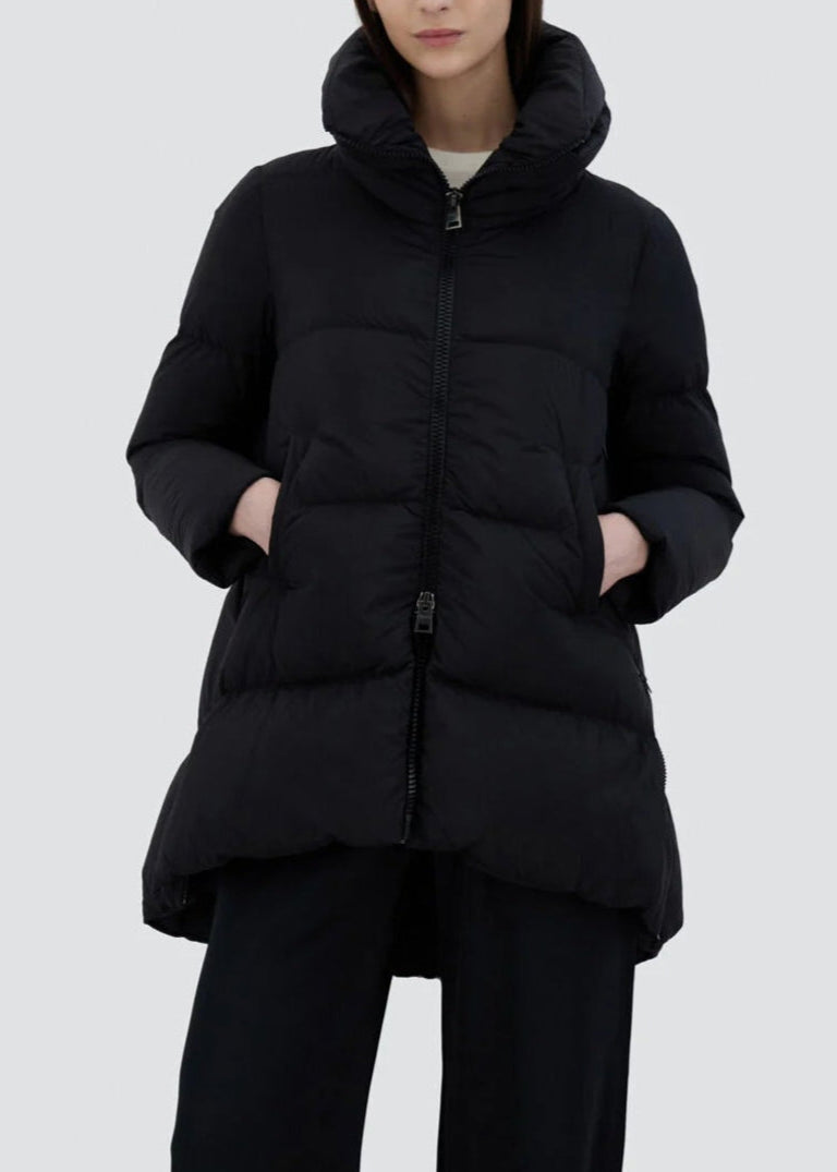 FW25-PI001959D  PIUMINO A-SHAPE   COLORE NERO