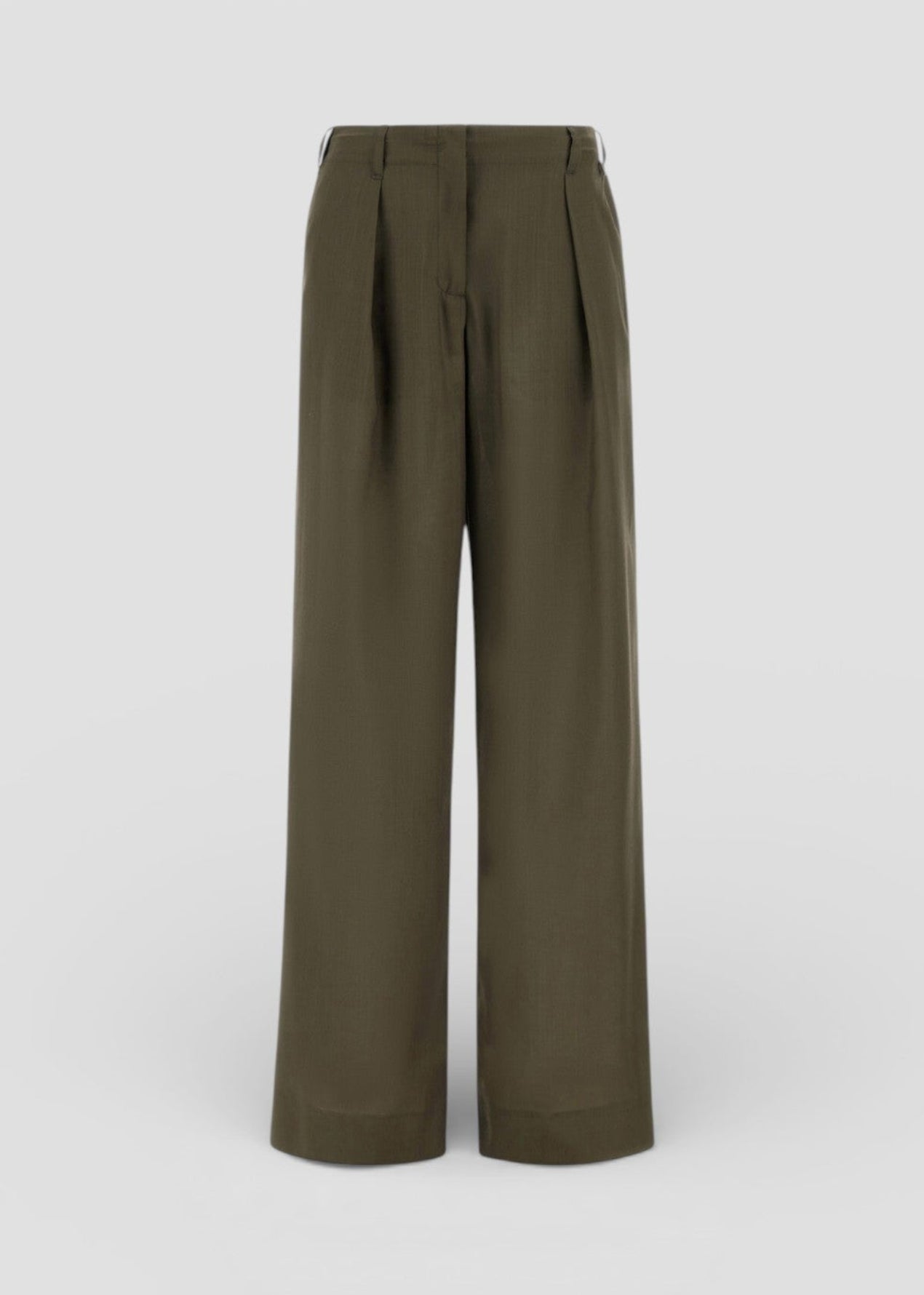 SS26-PT000253D-33487 PANTALONE  VERDE MILITARE