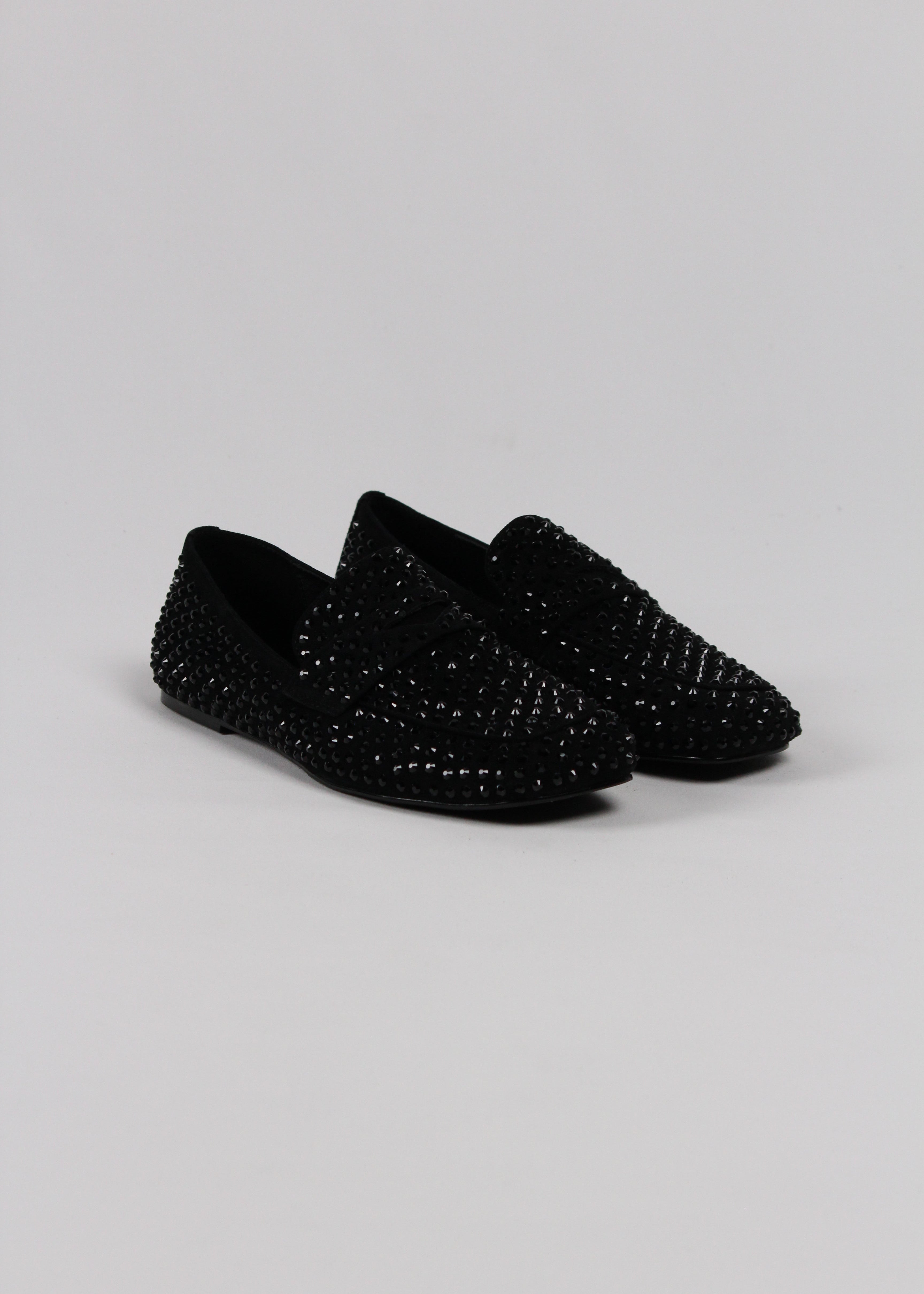 FW25-R22  VANITY MOCASSINO STRASS NERO