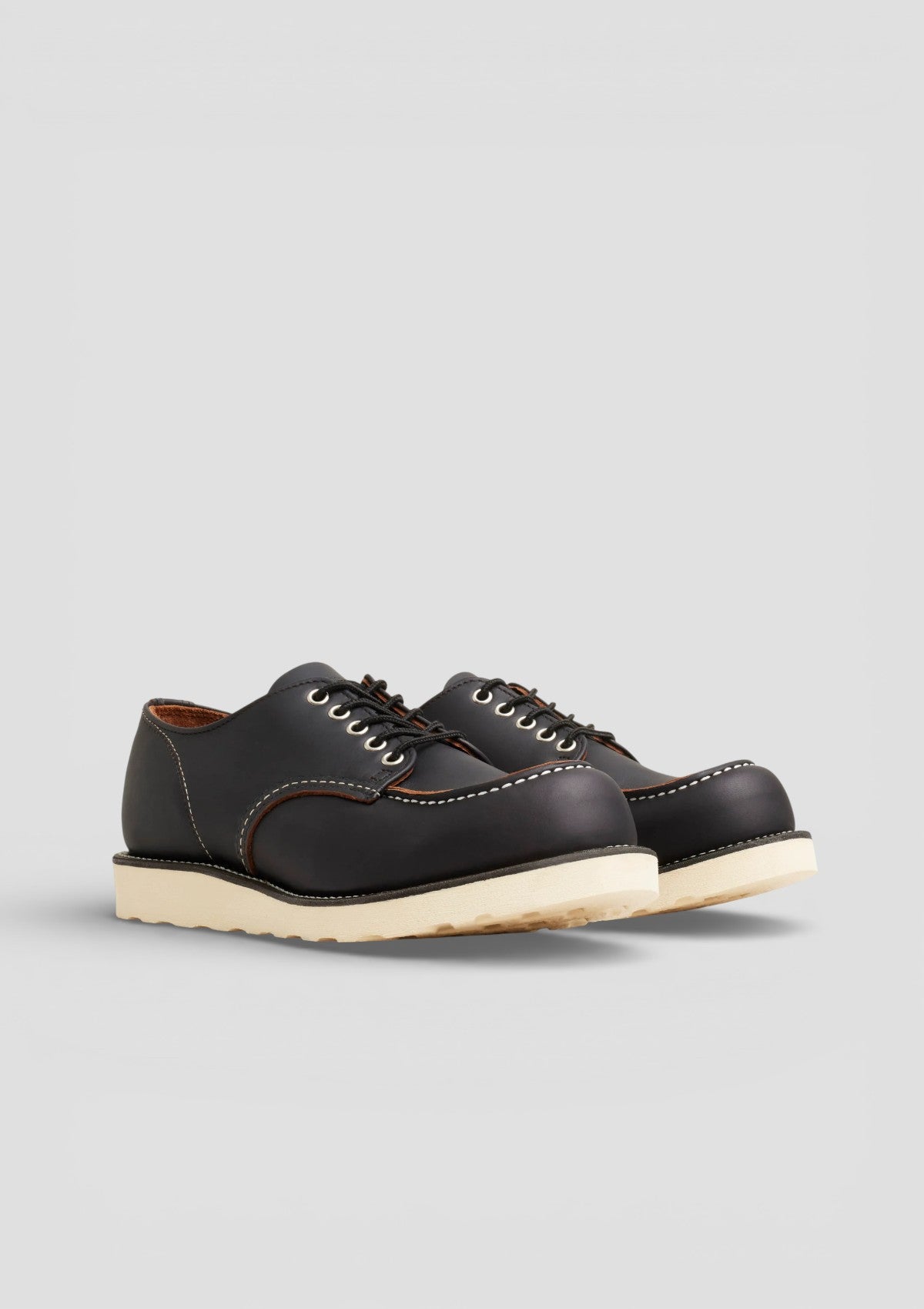 8090 OXFORD DA UOMO IN PELLE BLACK PRAIRIE