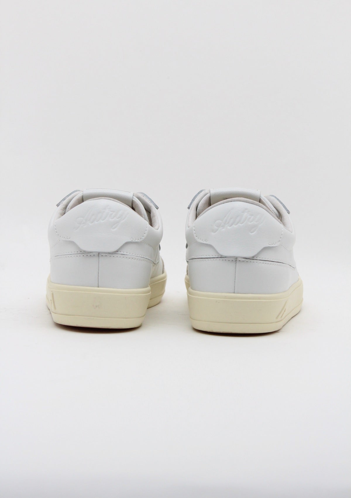 SCLMUK01  WINDSCAPE  SNEAKERS UOMO  IN PELLE BIANCA