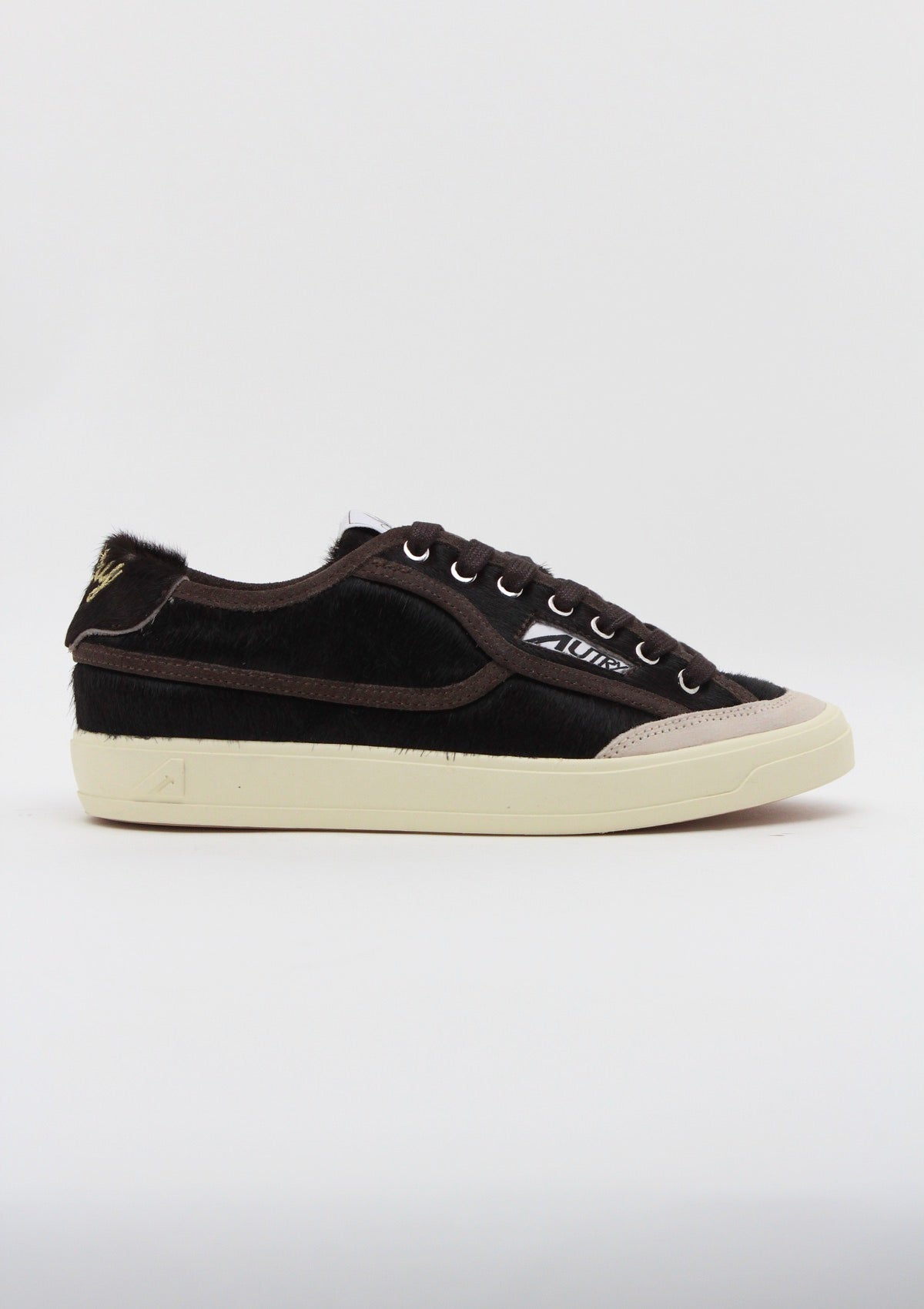 SCLWJP04  WINDSCAPE   SNEAKERS DONNA LOW EFFETTO CAVALLINO MARRONE