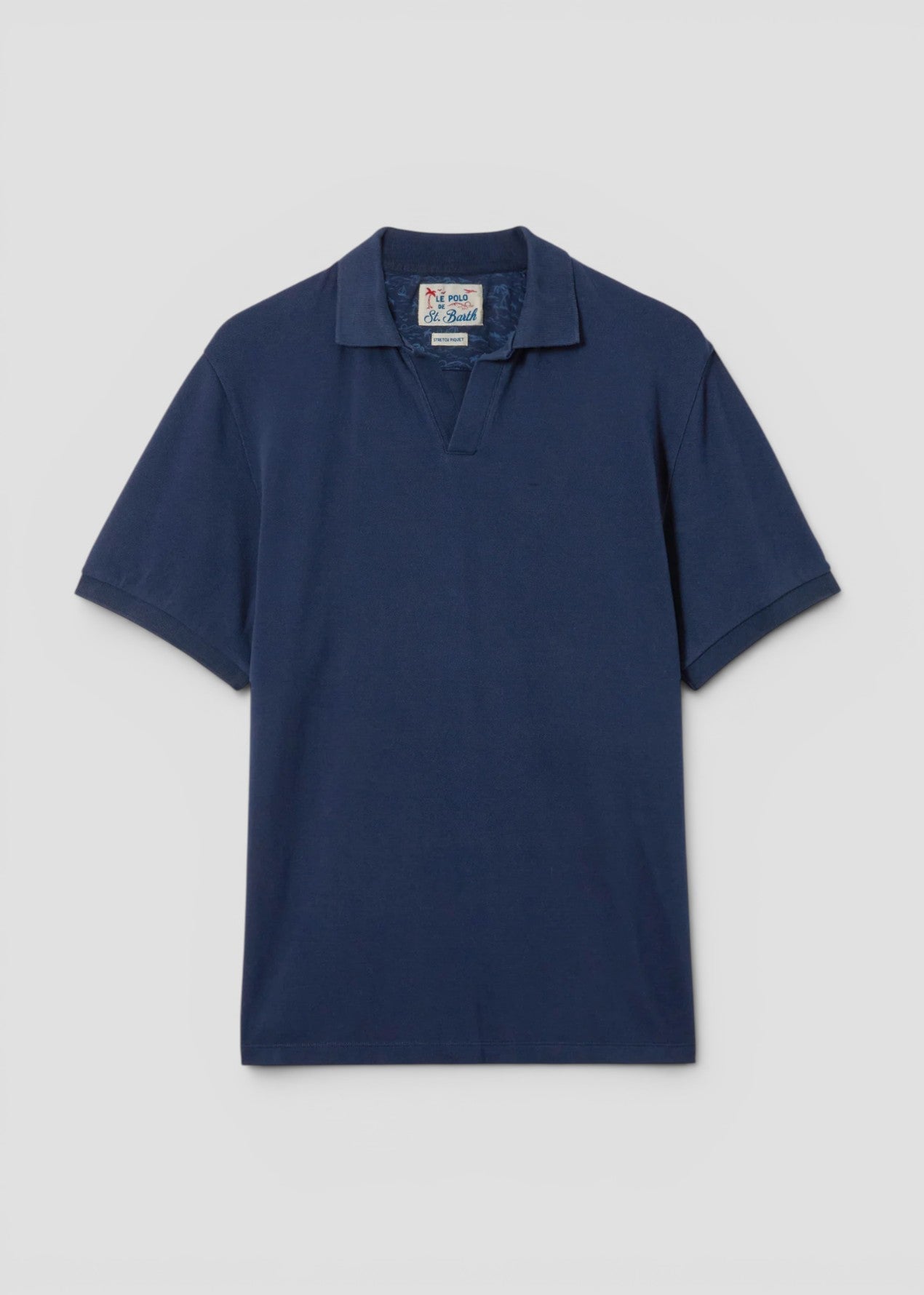 SS26-CHS0001 - 00120L POLO CHARLES - PIQUET 61 BLUE NAVY