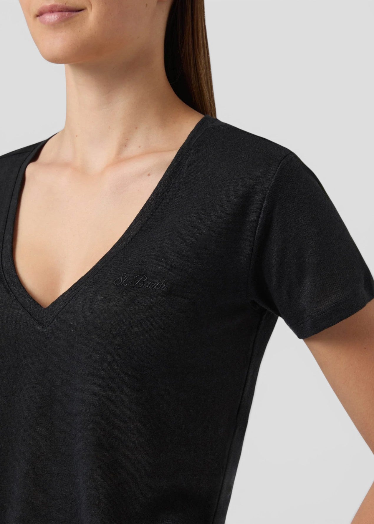 SS26-ELOI001 - 08673L T-SHIRT ELOISE - LINEN SB 00 EMB