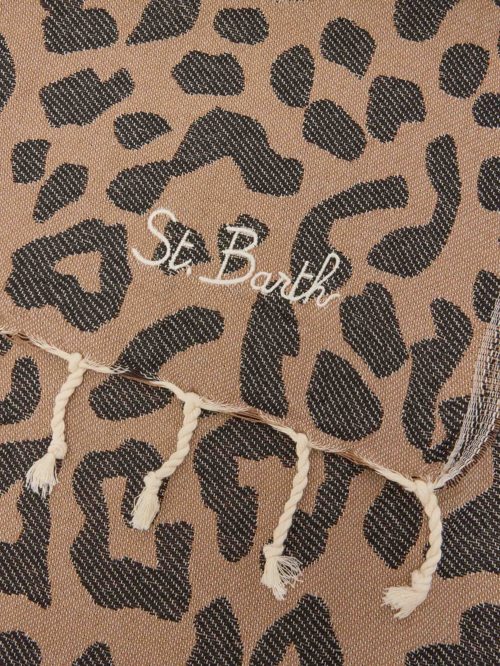 SS26-FOUT009 - 02712L TELO MARE FOUTAS J N - LEOPARD 1100 EMB