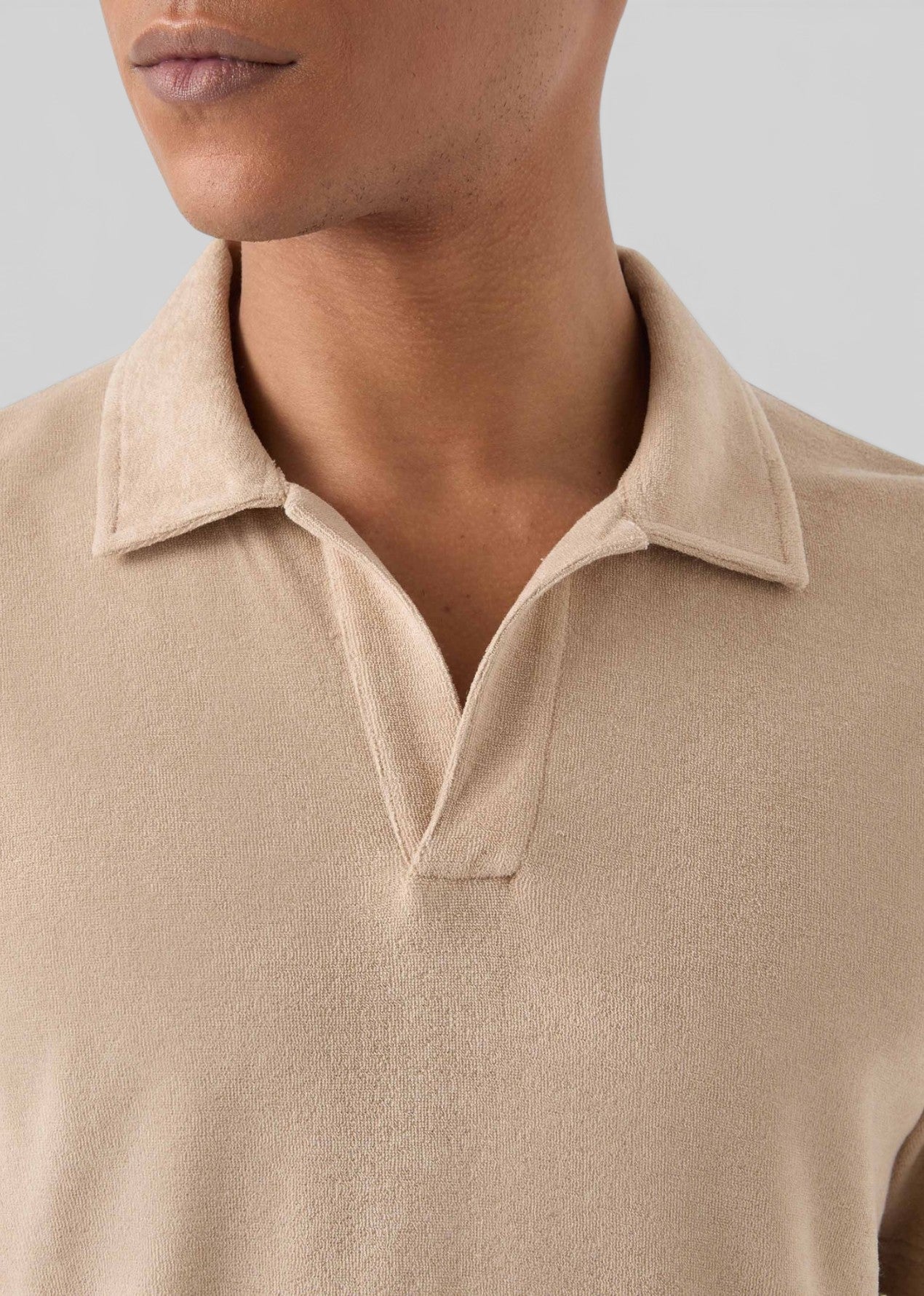 SS26-JER0001 - 00152L POLO JEREMY - TERRY 11 BEIGE