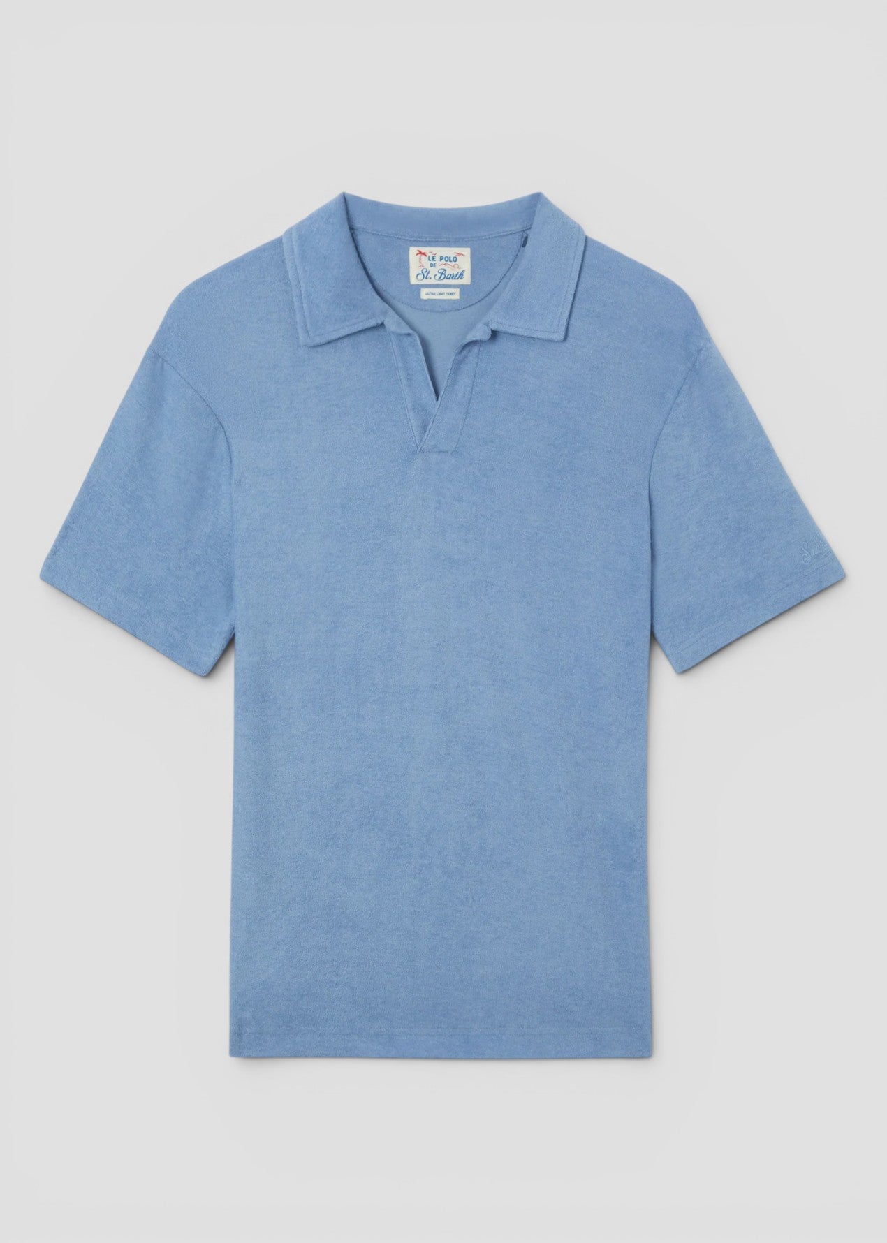 SS26-JER0001 - 00153L POLO JEREMY - TERRY 33 DUSTY BLUE