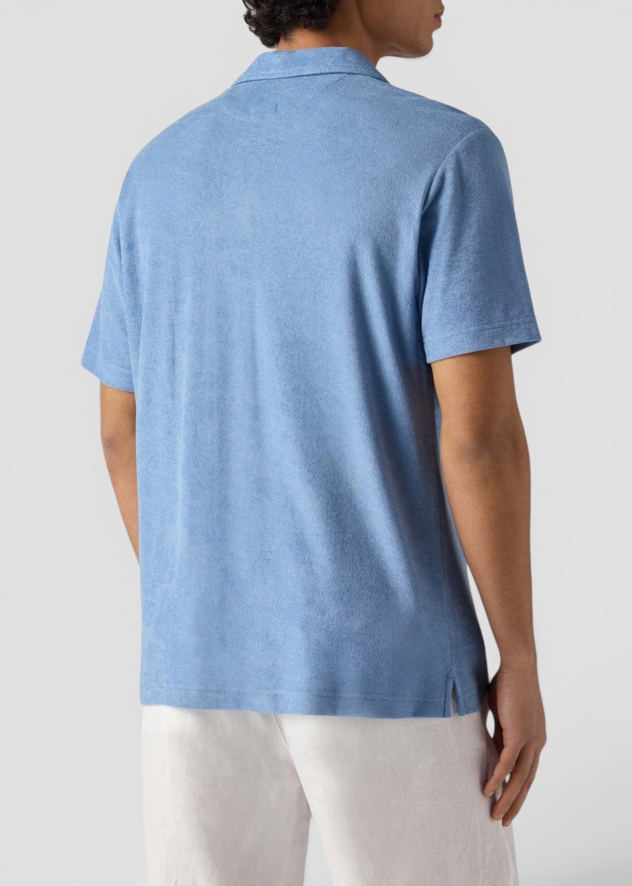 SS26-JER0001 - 00153L POLO JEREMY - TERRY 33 DUSTY BLUE