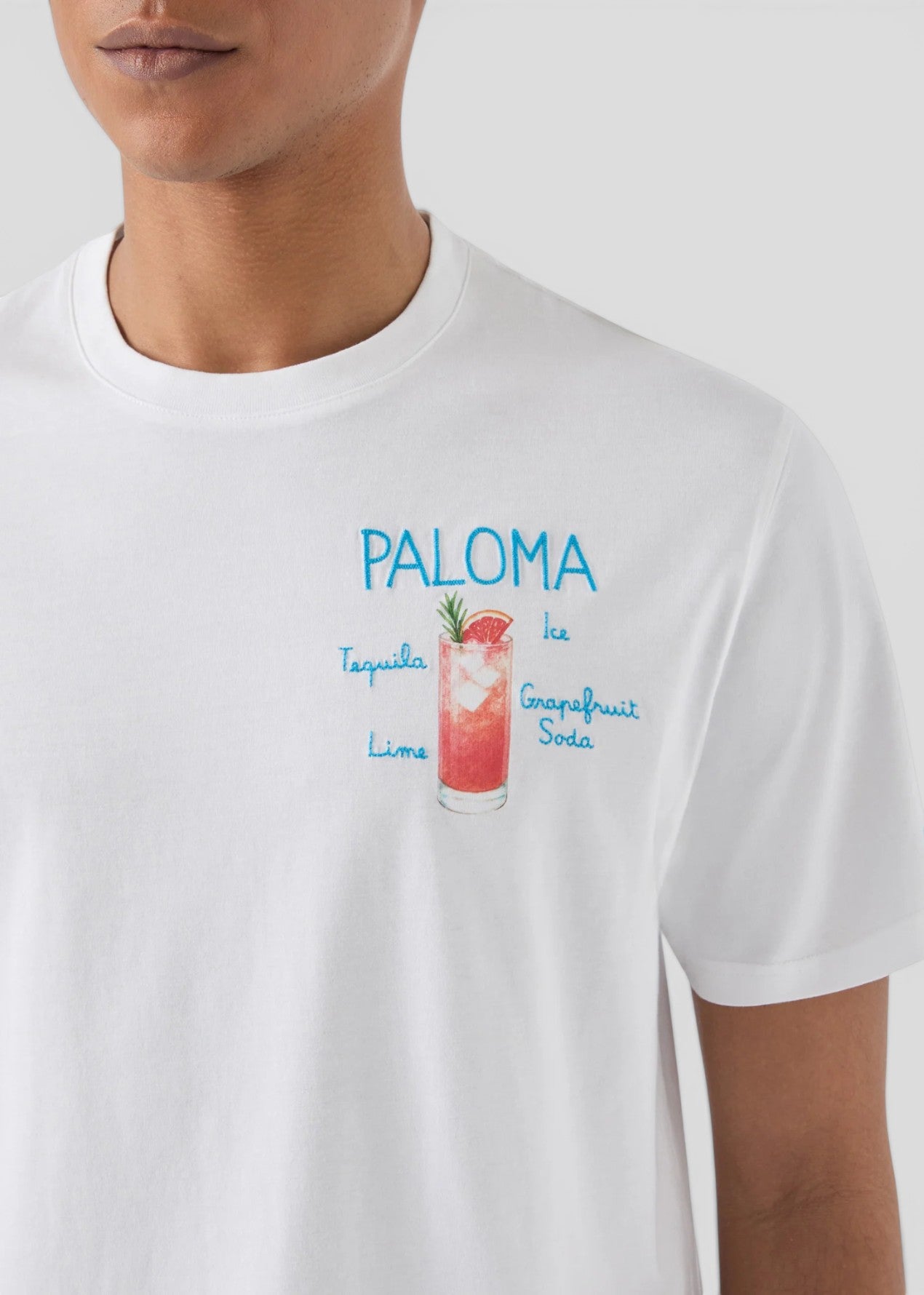 SS26-POT0001 - 00323L T-SHIRT PORTOFINO - PALOMA RECIPE 01N EMB