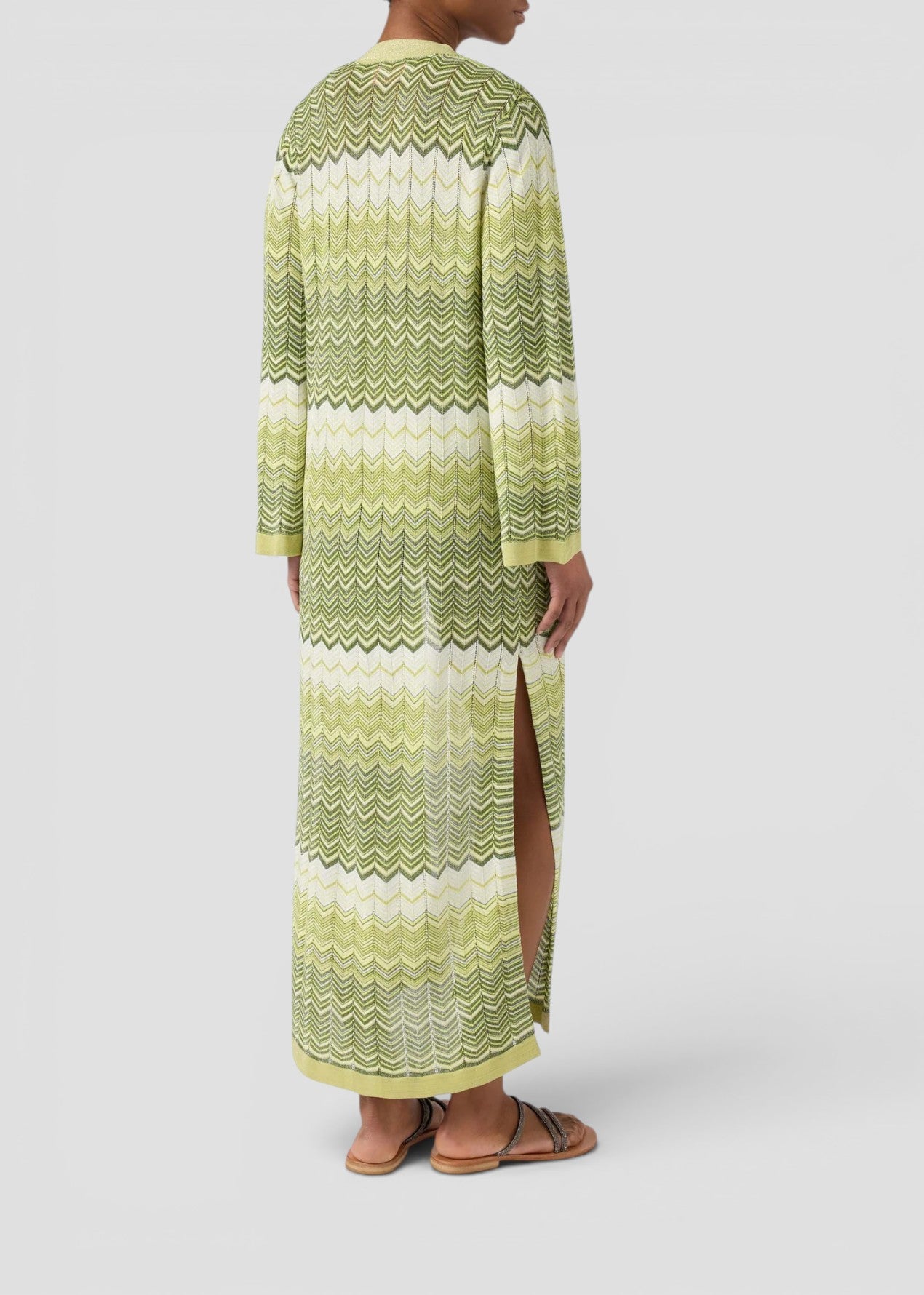 SS26-TON0001 - 08303L CARDIGAN TONIA - SEA WAVE LUREX 55L
