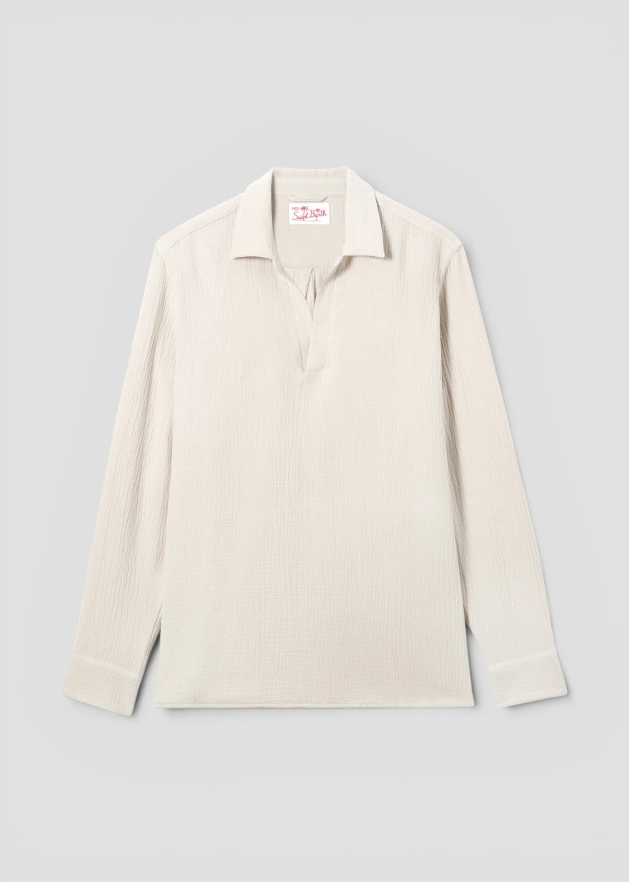 SS26-VNT0001 - 00464L CAMICIA VENTOTENE - COTTON GOFFER 10H GRAIN