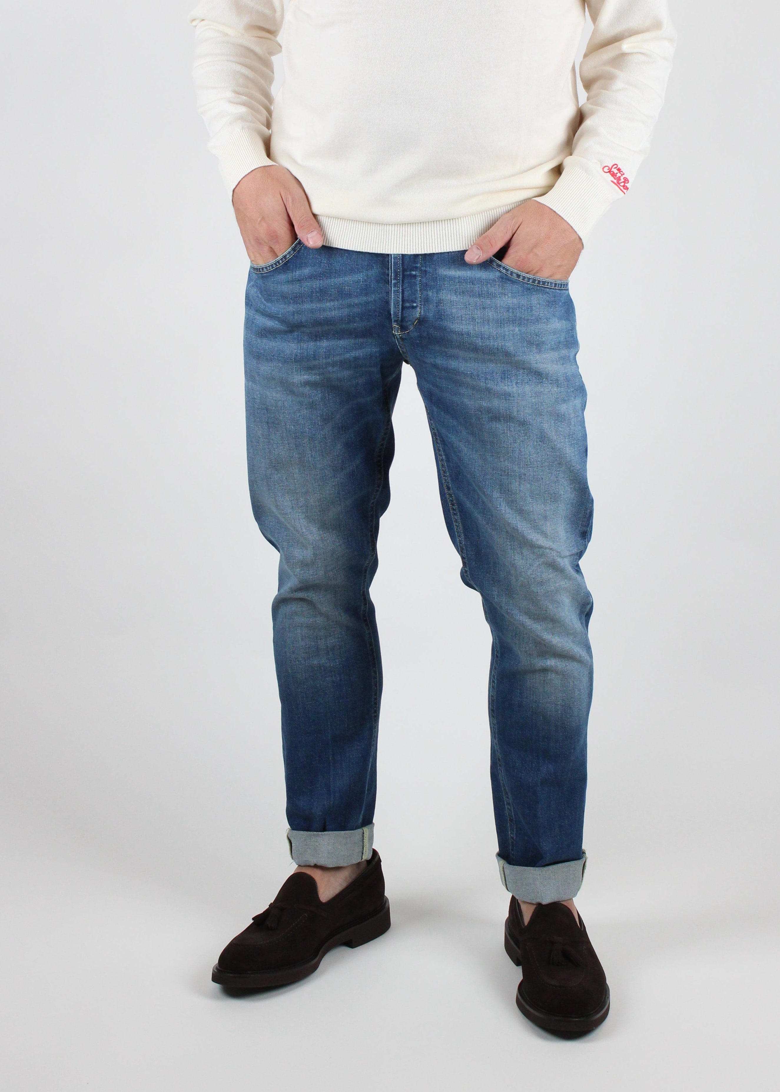 FW25-UP232-DSK297U-J22-800  JEANS  GEORGE IN DENIM CHIARO