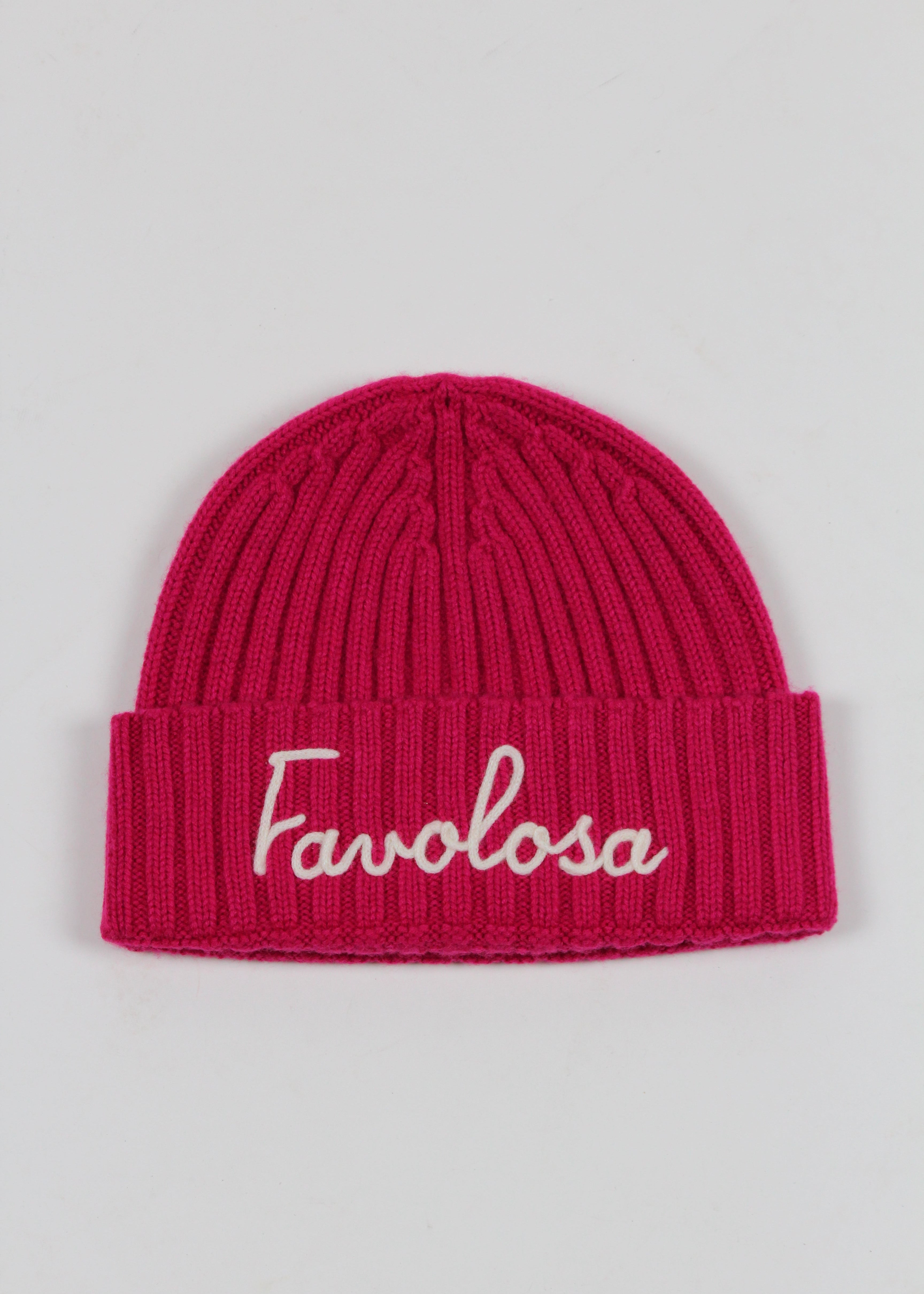 FW25-WENG005-03840I. CAPPELLO DA DONNA CON RICAMO FAVOLOSA  FUCSIA