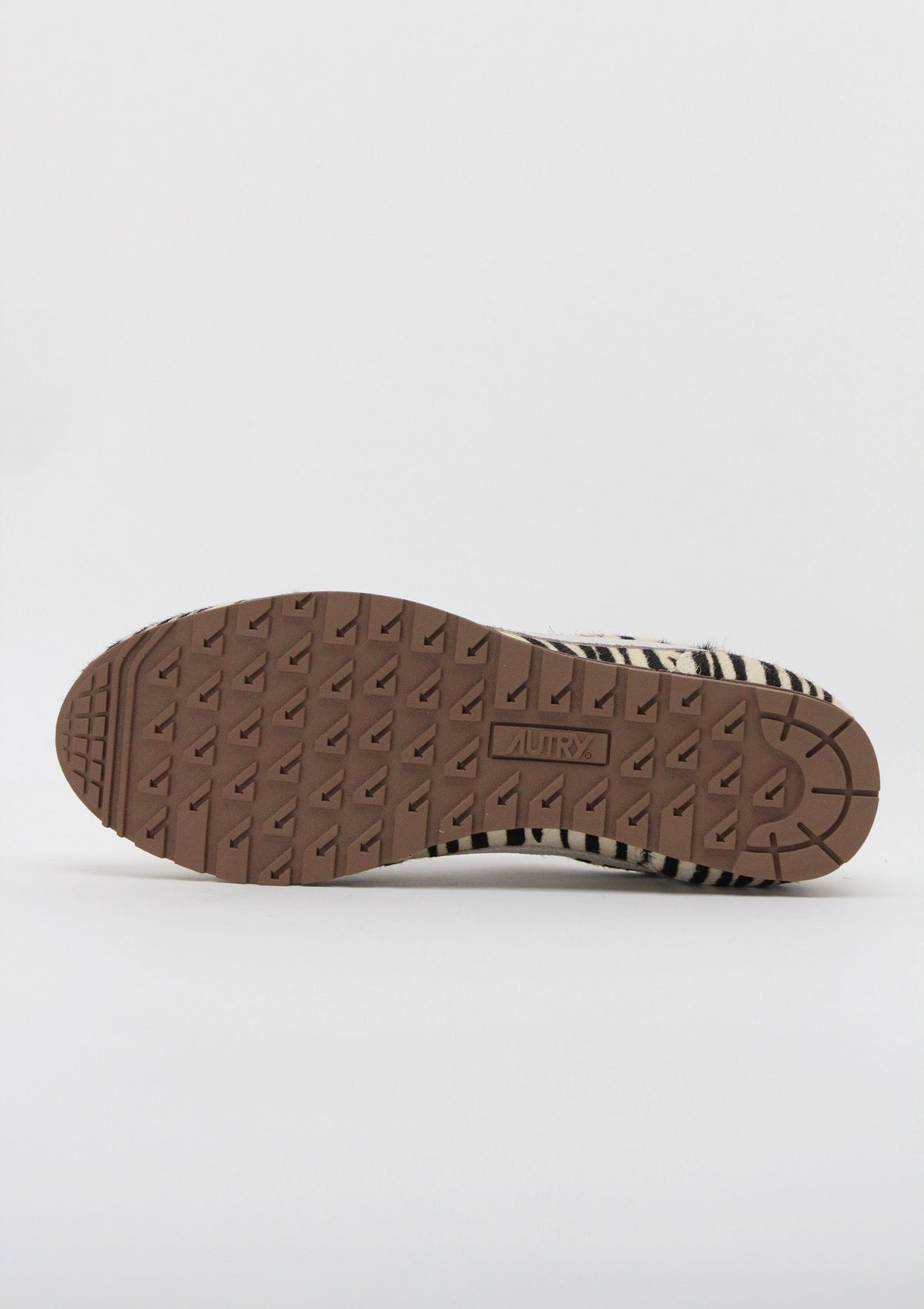 WSLW PZ01 SNEAKERS DONNA AUTRY WINDSPIN LOW - MOTIVO ZEBRA / CAVALLINO ANIMALIER E DETTAGLI BORDEAUX