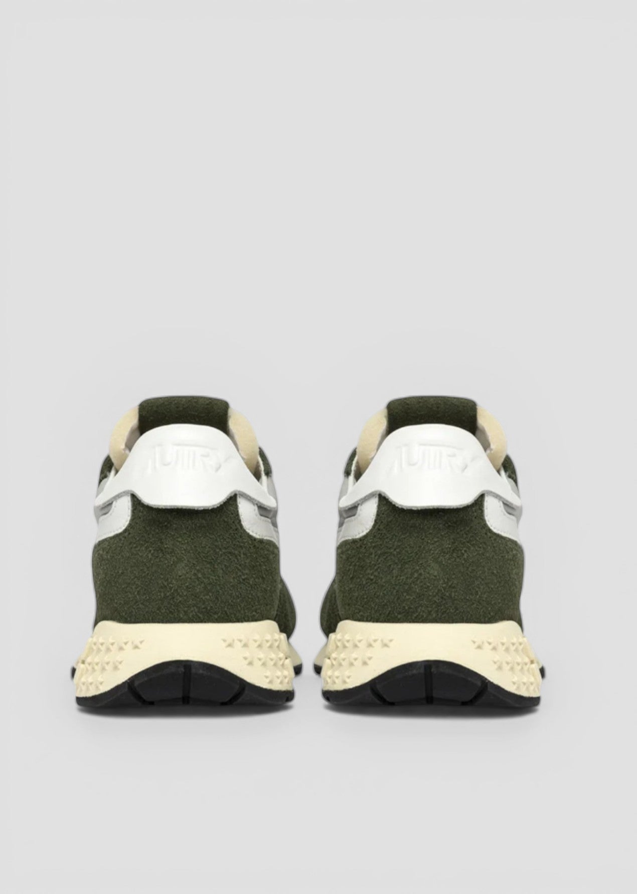 SNEAKERS WWLM-HN04 REELWIND LOW IN SUEDE E NYLON VERDE E BIANCO