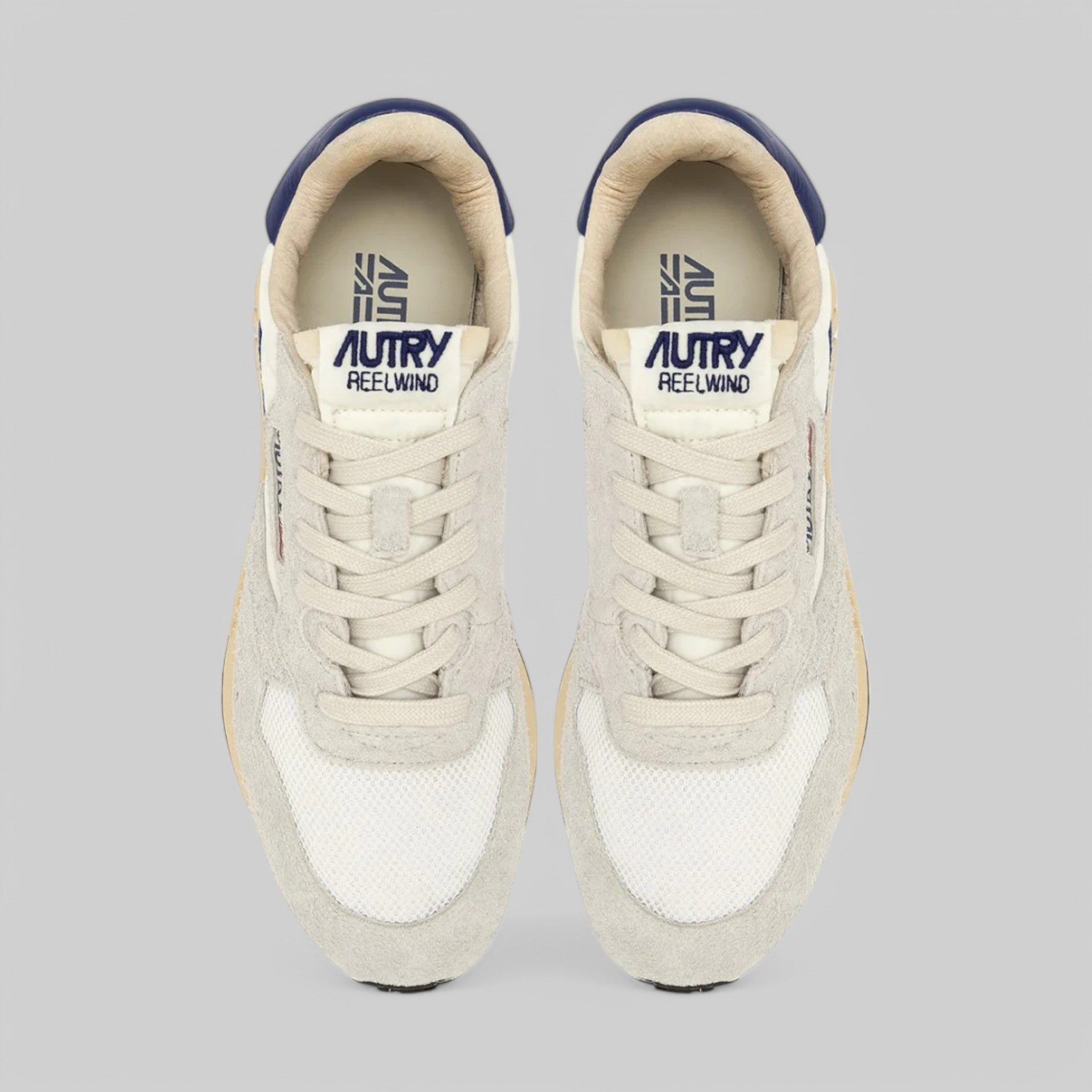 SNEAKERS  WWLM-UT01 REELWIND  LOW SUEDE/NET WHT/LIMOGES