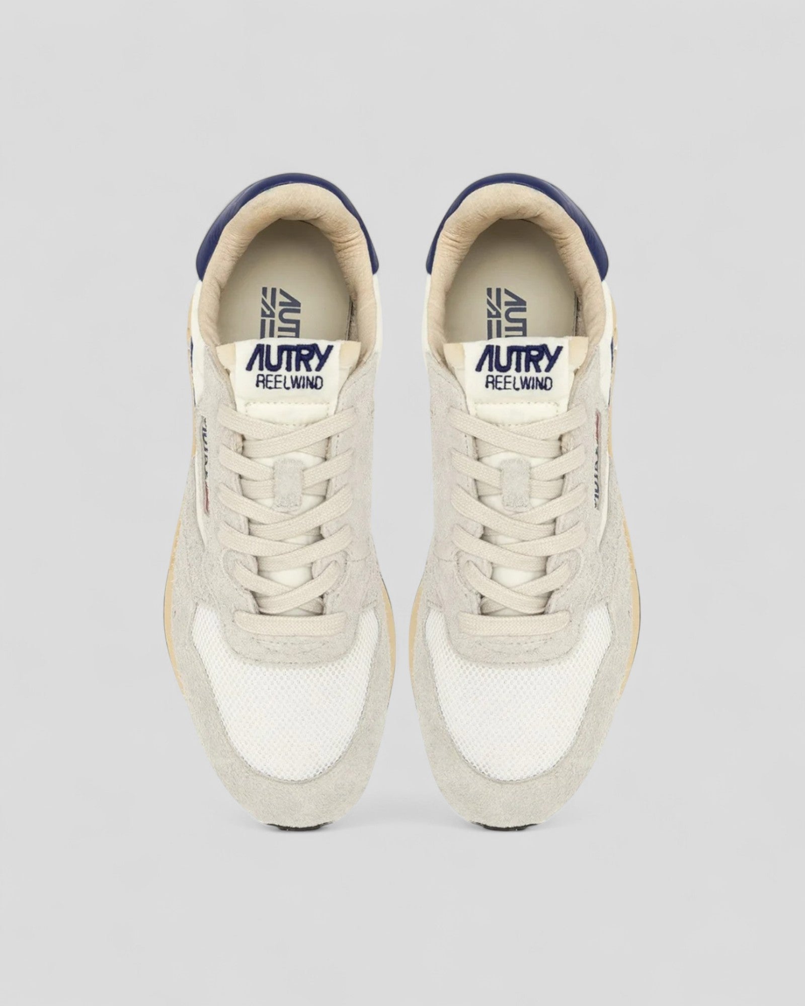 SNEAKERS  WWLM-UT01 REELWIND  LOW SUEDE/NET WHT/LIMOGES