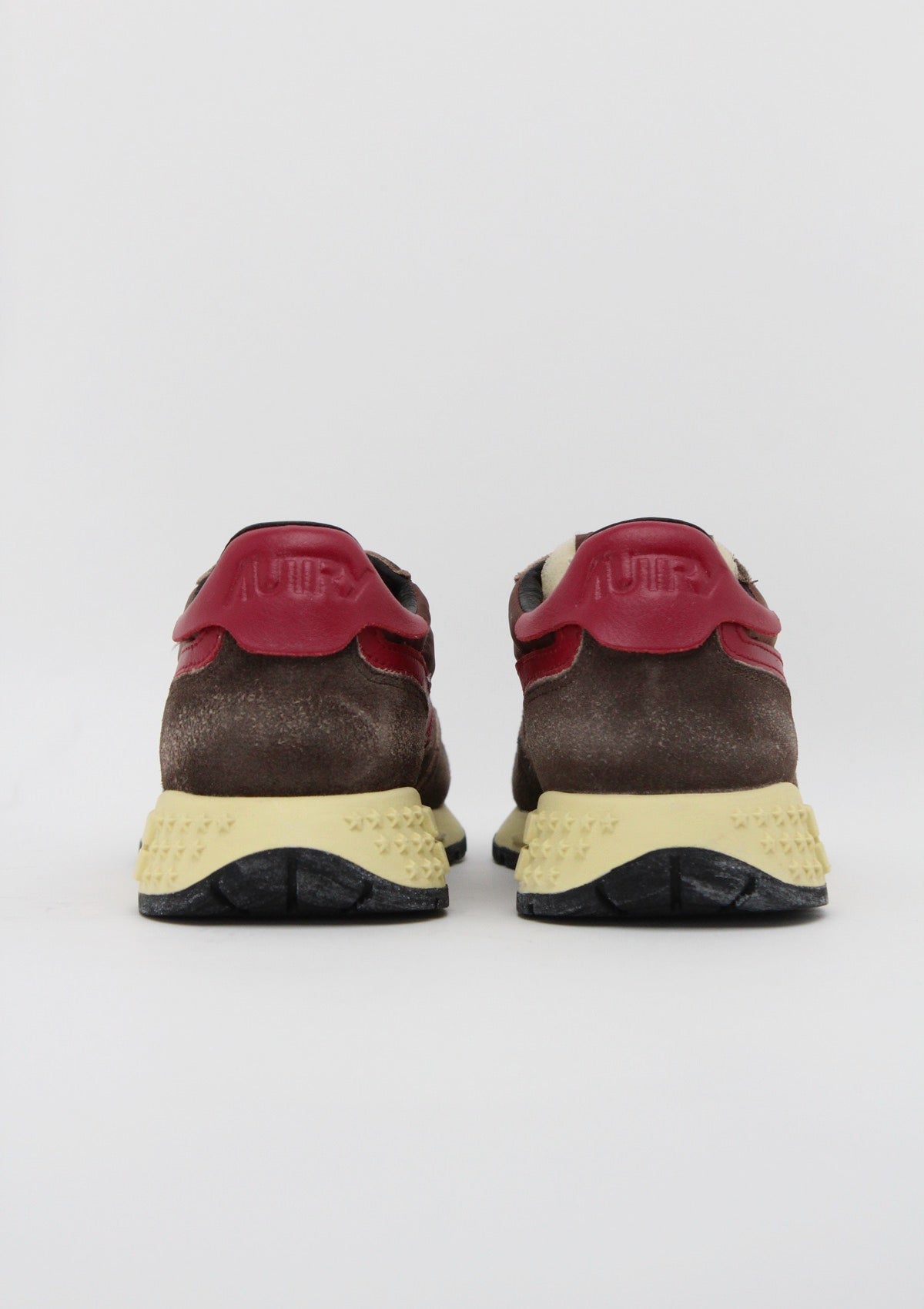 WWLW GQ08 SNEAKERS DONNA AUTRY REELWIND - MARRONE / BORDEAUX / CREMA