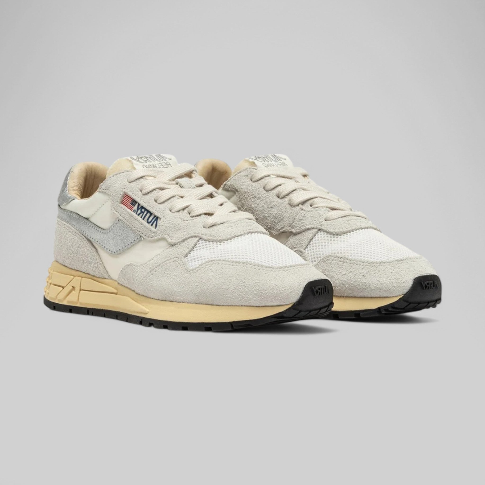 SNEAKERS  WWLW-MU01 REELWIND LOW SUEDENIL/NET WHT/SILV