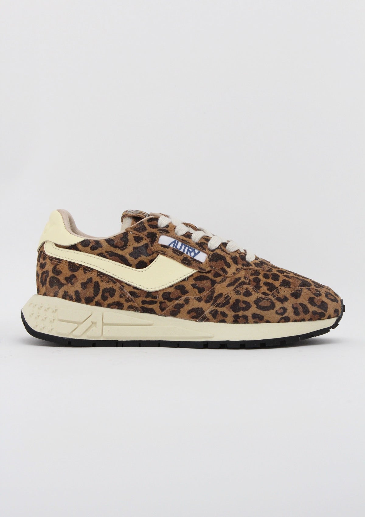 WWLW UJ02 SNEAKERS DONNA AUTRY REELWIND - STAMPA LEOPARDATA / CREMA