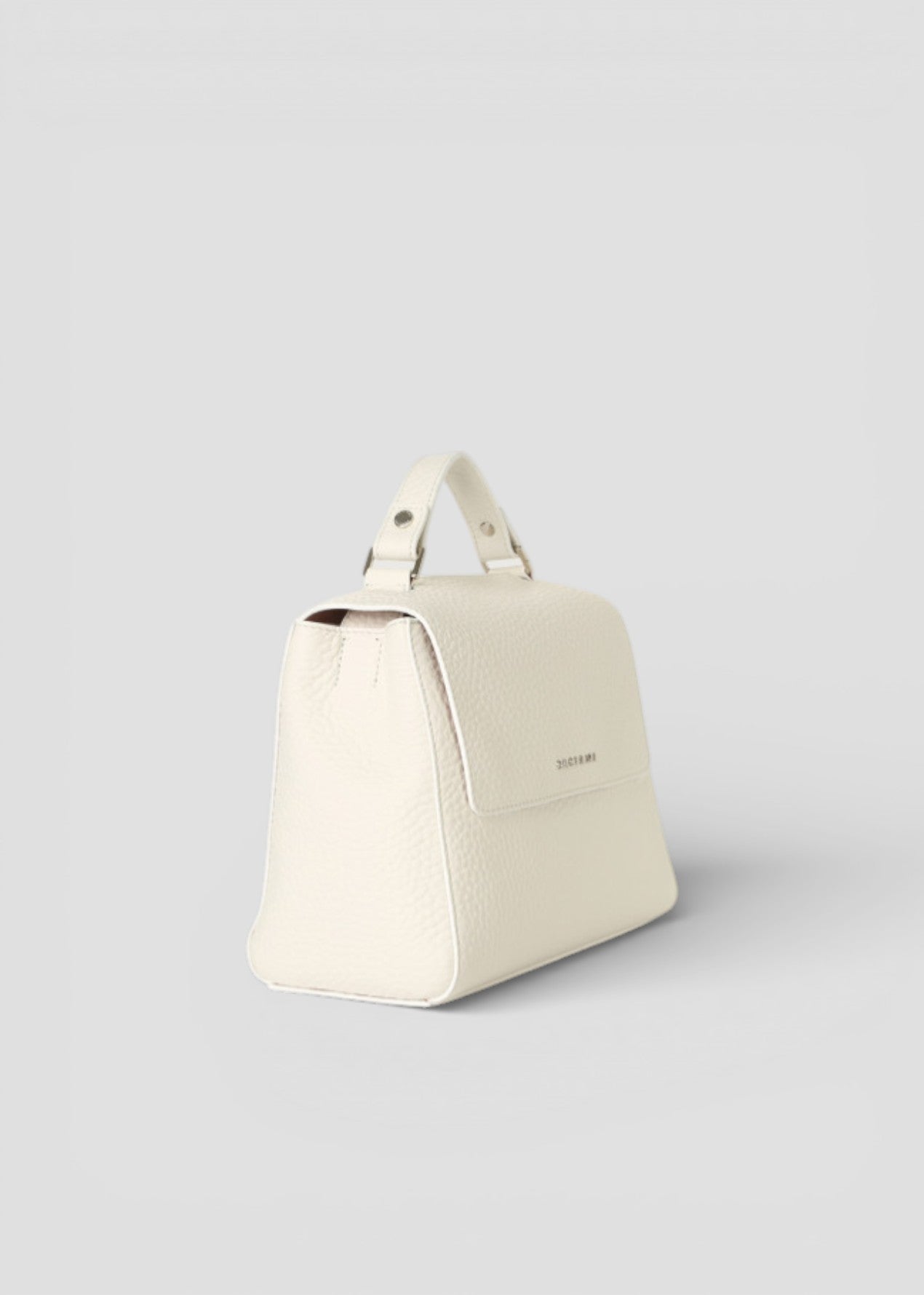 SS26-B01999-SOF  BORSA SVEVA SOFT PICCOLA A MANO IN PELLE CON TRACOLLA BIANCO