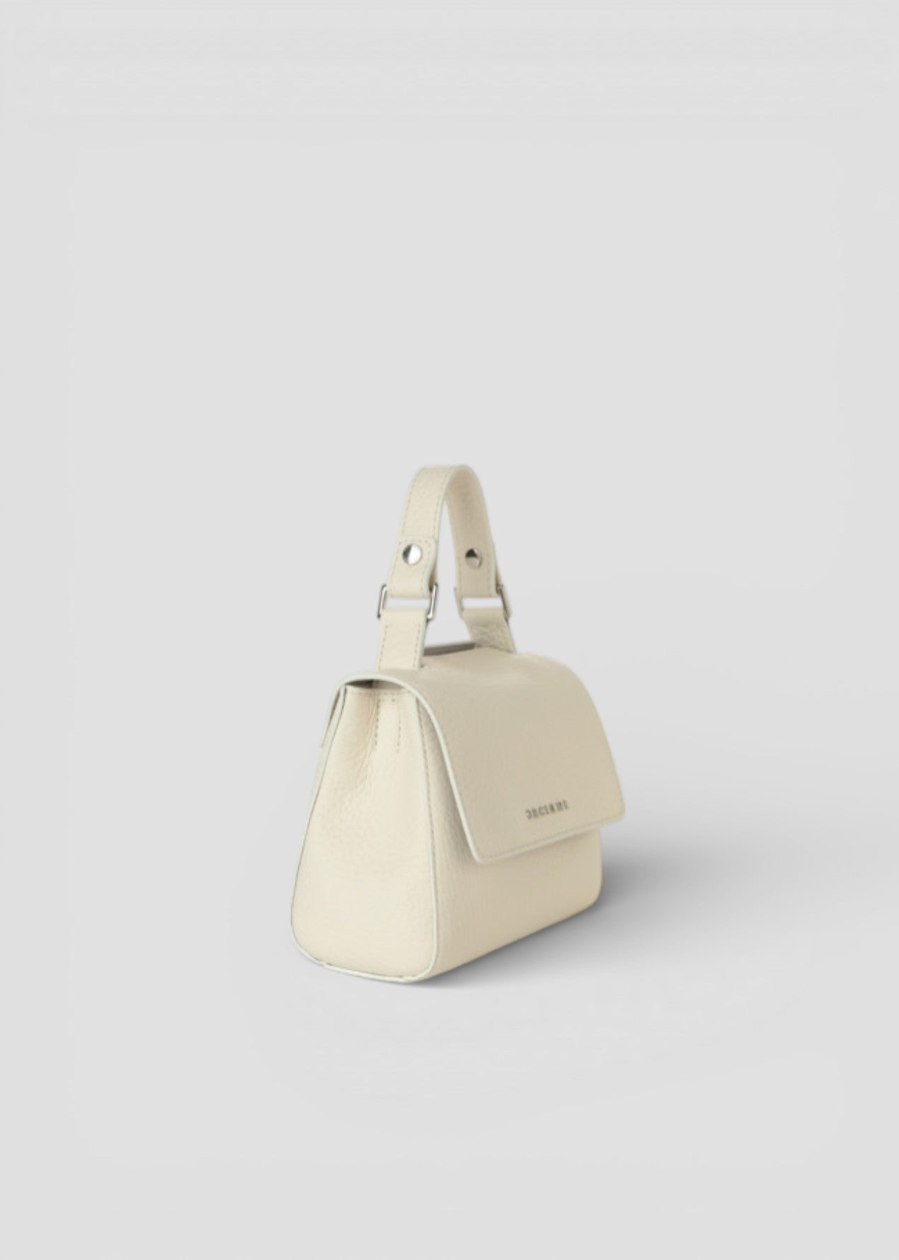 SS26-B02019-SOF  BORSA SVEVA SOFT MINI A MANO IN PELLE CON TRACOLLA BIANCO