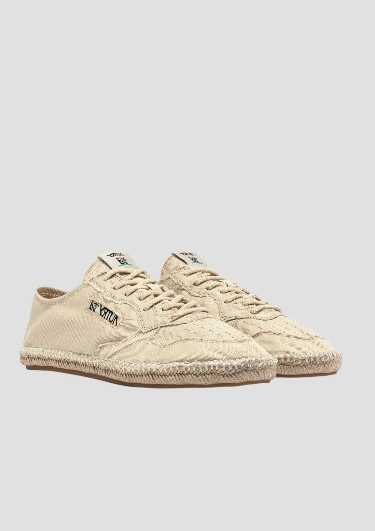 ESLW-CV01   ESPADRILLAS DONNA SANDY IN CANVAS IVORY