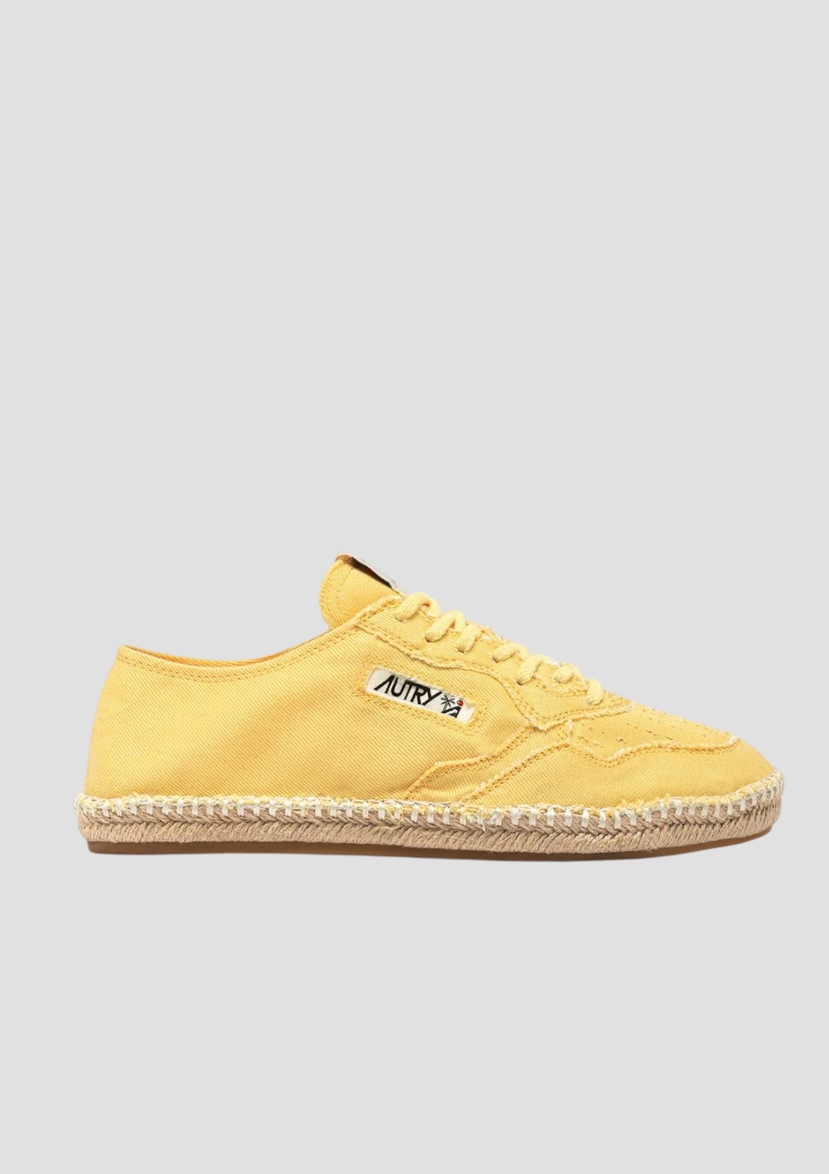ESLW-CV03   ESPADRILLAS DONNA SANDY IN CANVAS PASTEL YELLOW