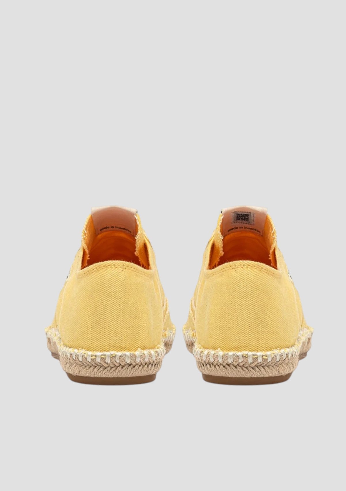 ESLW-CV03   ESPADRILLAS DONNA SANDY IN CANVAS PASTEL YELLOW