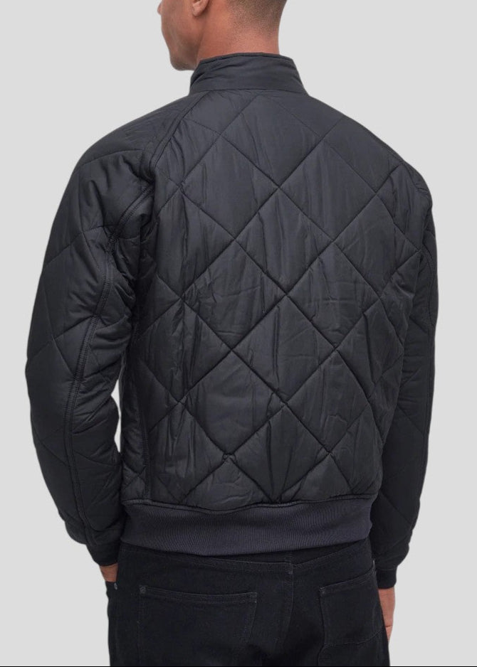 FWS25-MQU1326BK11 BOMBER CON TRAPUNTA COLORE BLACK